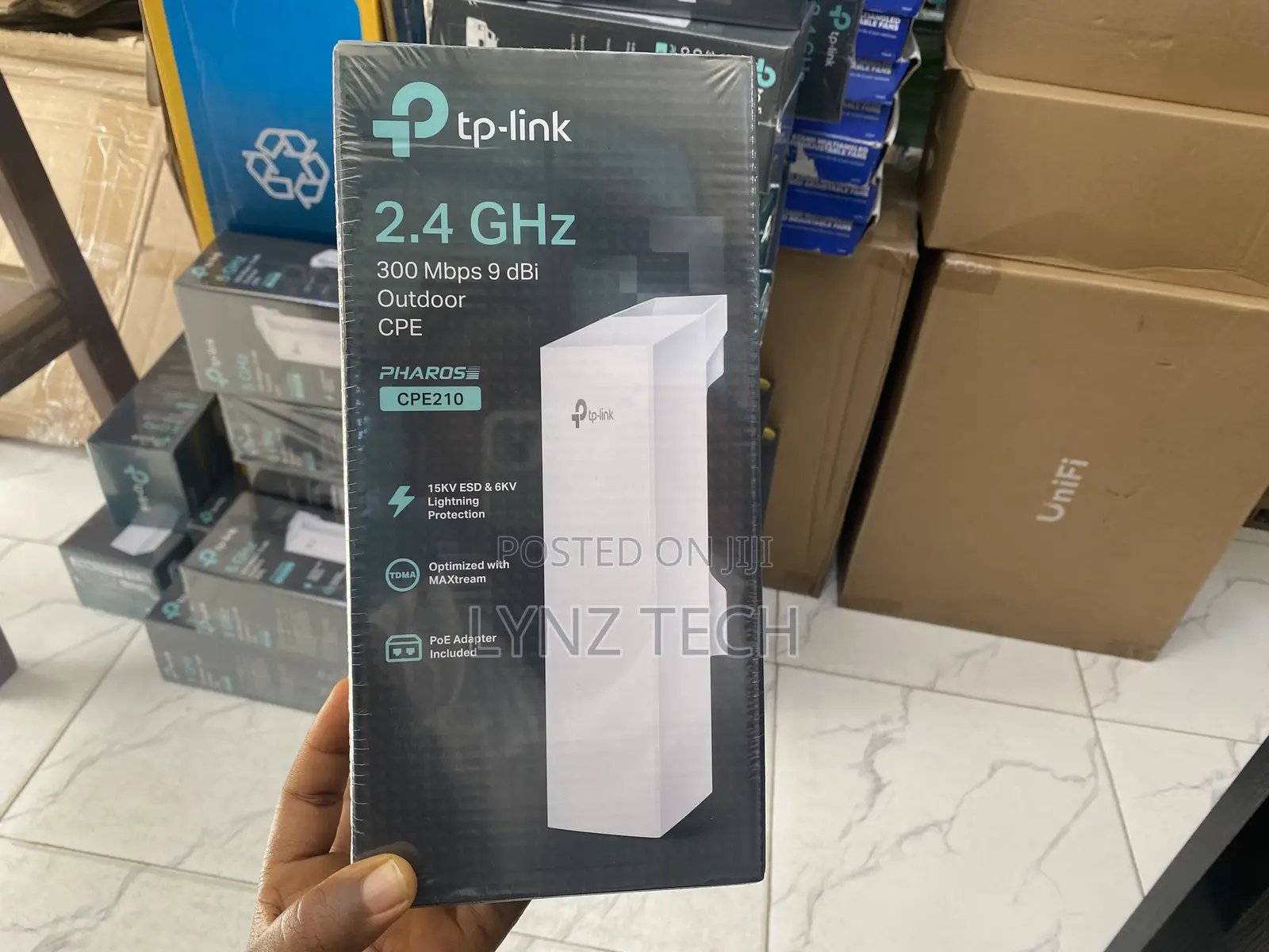 Tp-Link 2.4 GHZ 3000 MBPS 9 Dbi Outdoor Cpe Pharos Cpe 210