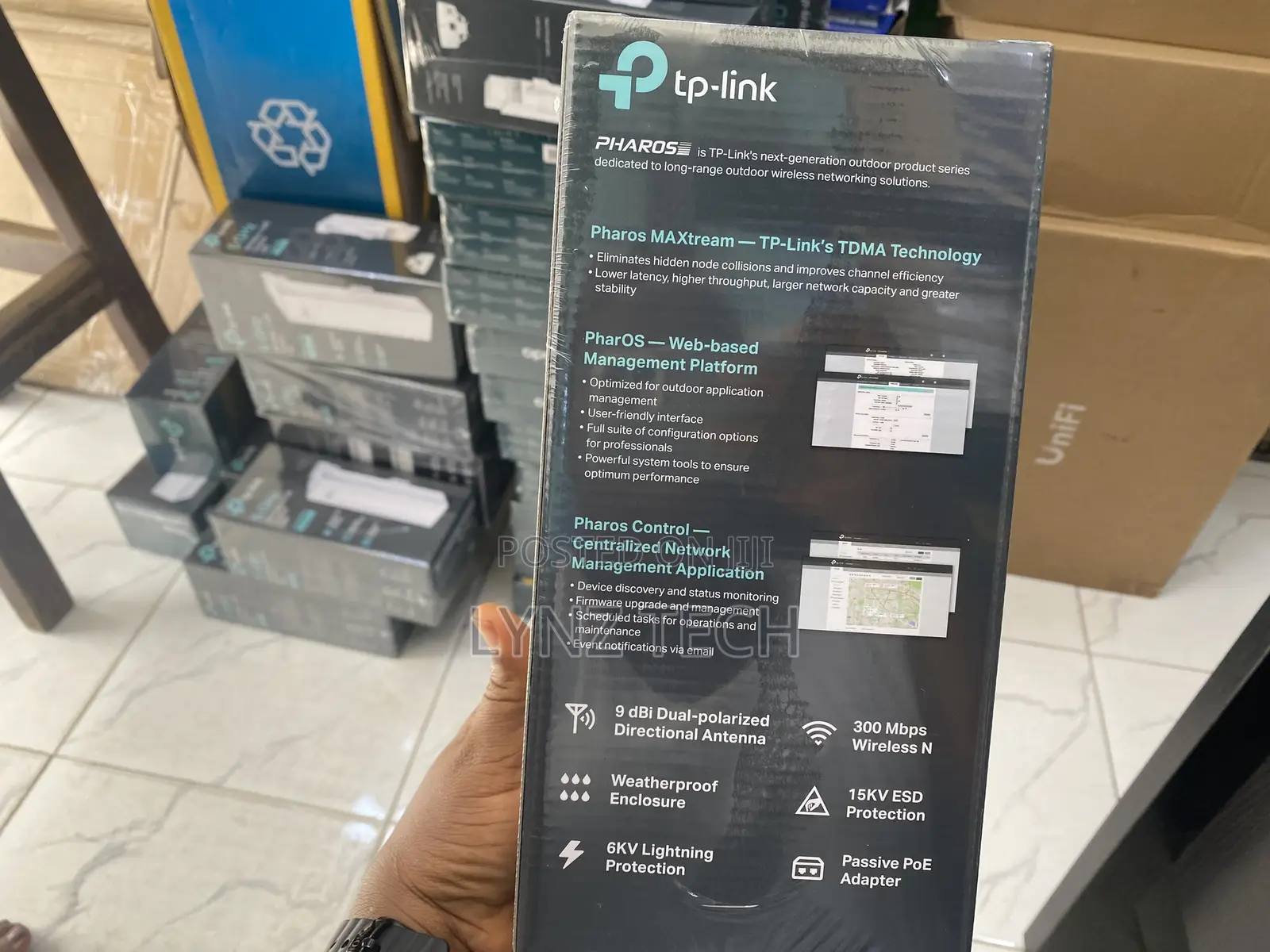 Tp-Link 2.4 GHZ 3000 MBPS 9 Dbi Outdoor Cpe Pharos Cpe 210