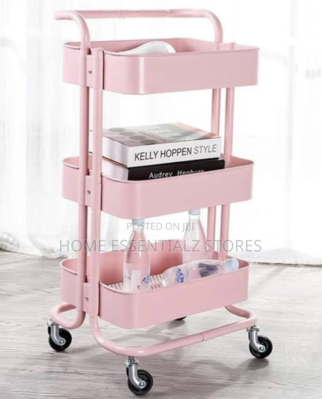 Rolling Cart Trolley - 3 Layers Storage Cart With Wheels