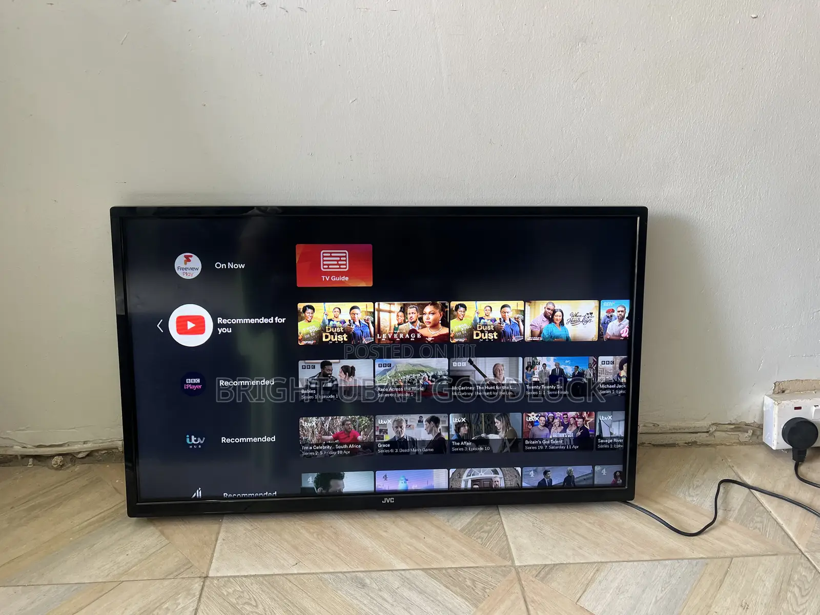 JVC 32 Inches Android Smart Tv With Free Netflix Acct With Google Play