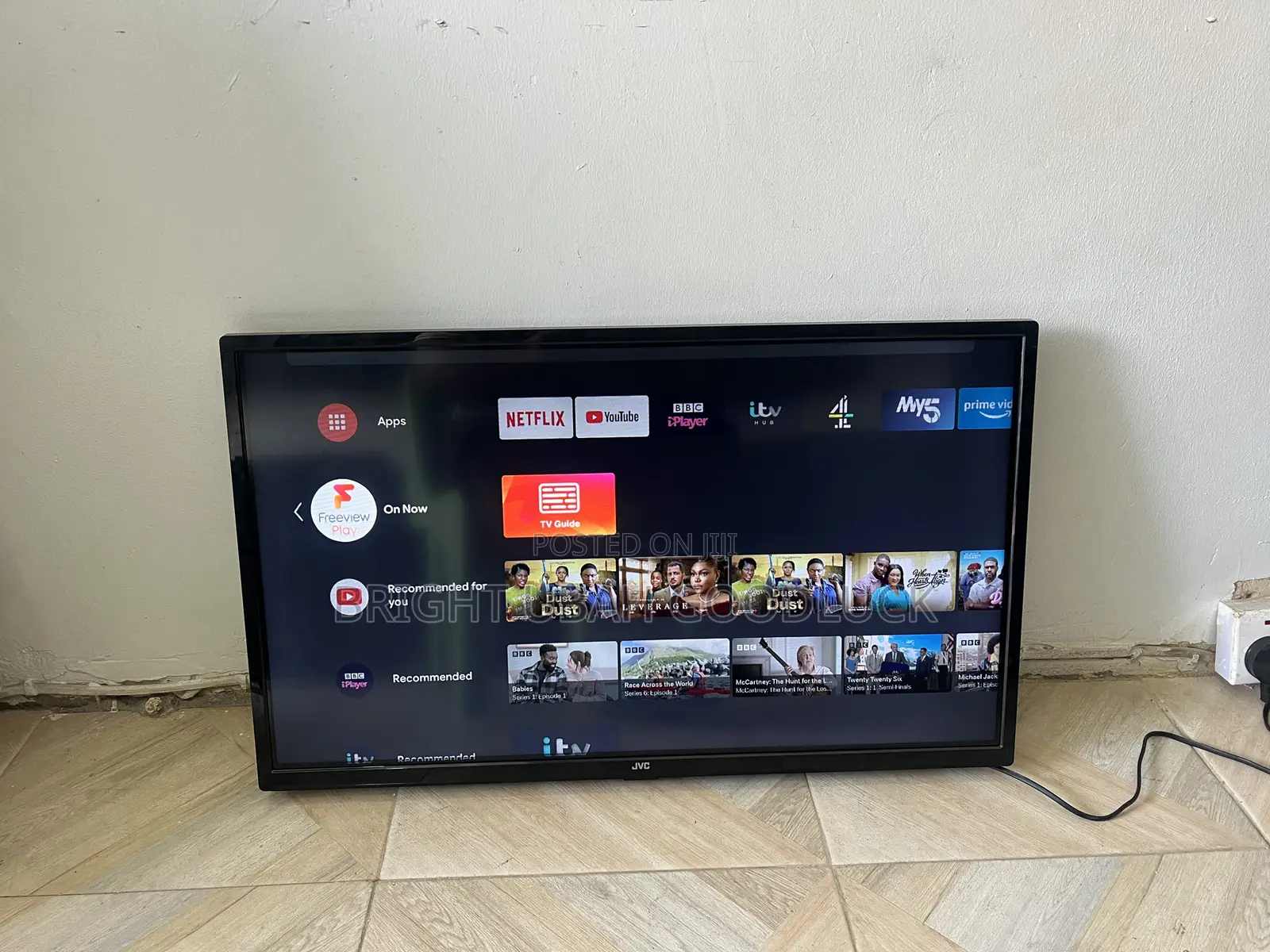 JVC 32 Inches Android Smart Tv With Free Netflix Acct With Google Play