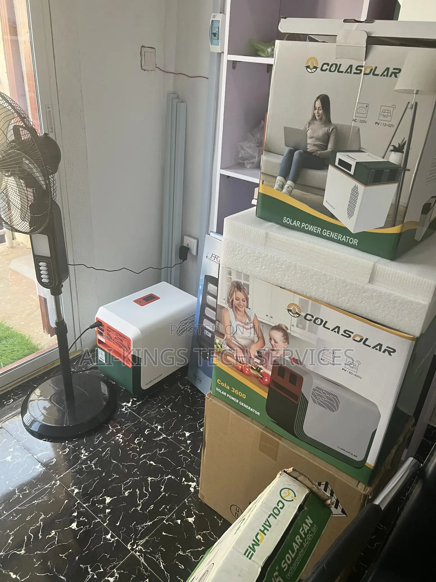 Cola 3600 All-in-One Solar System With 1200 Watts Inverter