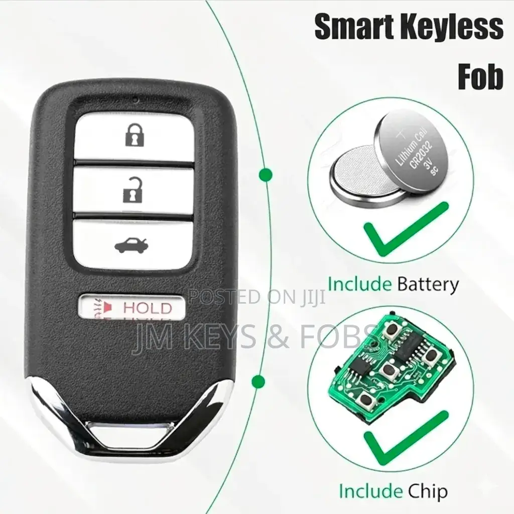 Smart Keyless Entry Fob Transmitter for Honda Accord