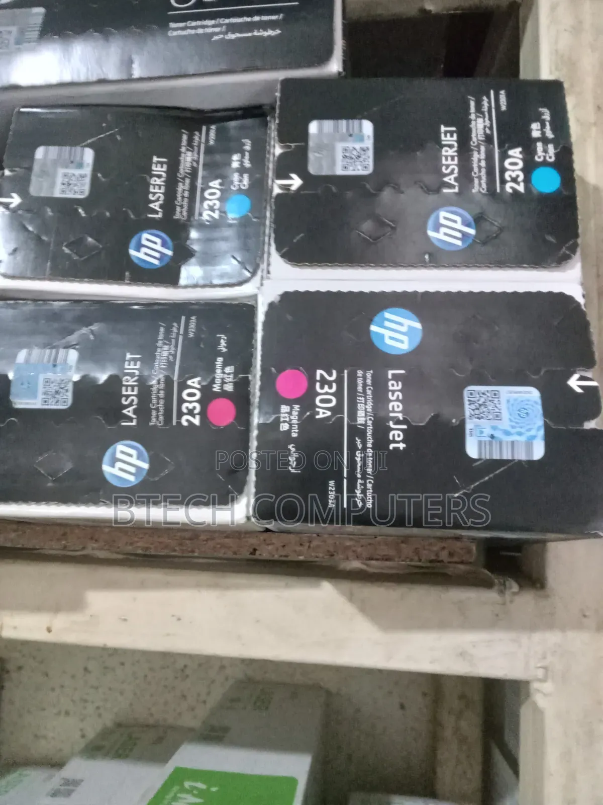 Genuine Hp 230a Toner Cartridges Bk/C/Y/M