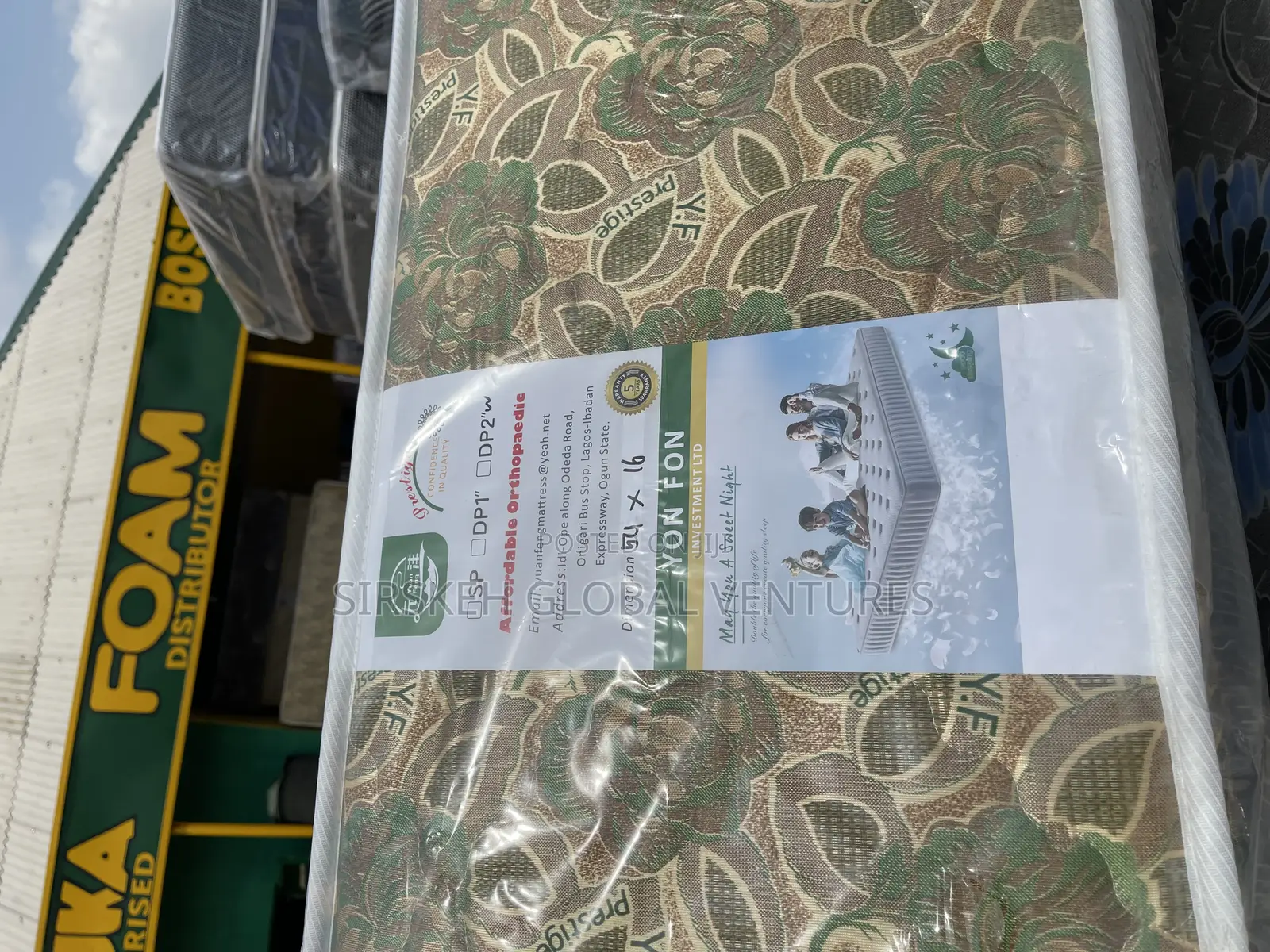 Prestige Orthopedic Mattress 6x4.5x16(75x54x16)