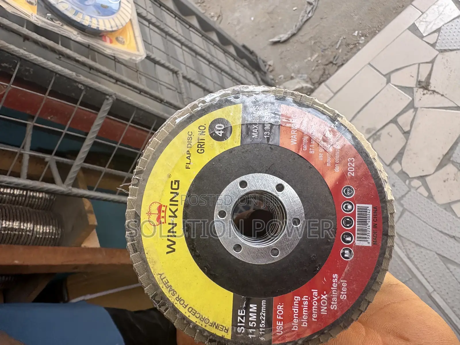 Flap Disc Size: 41⁄2 Inches