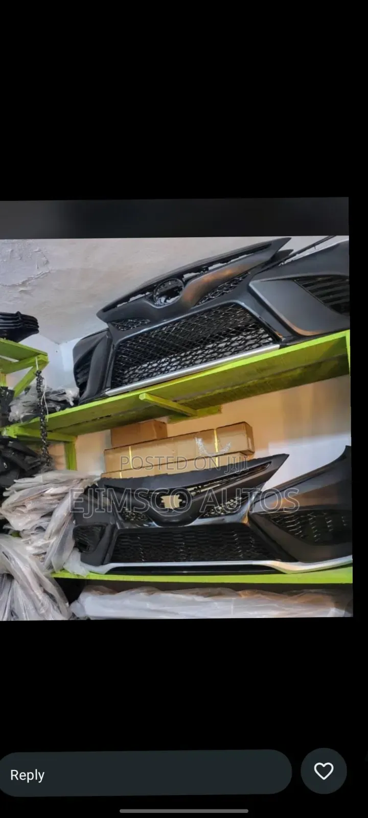 Complete Front Bumper Camry 2018 Se