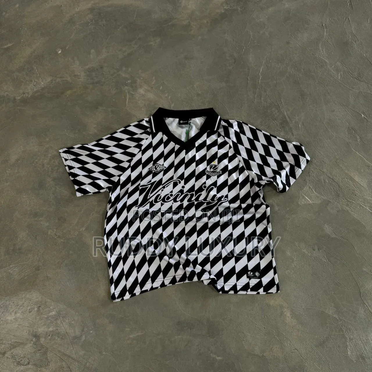 Noir Script Jersey