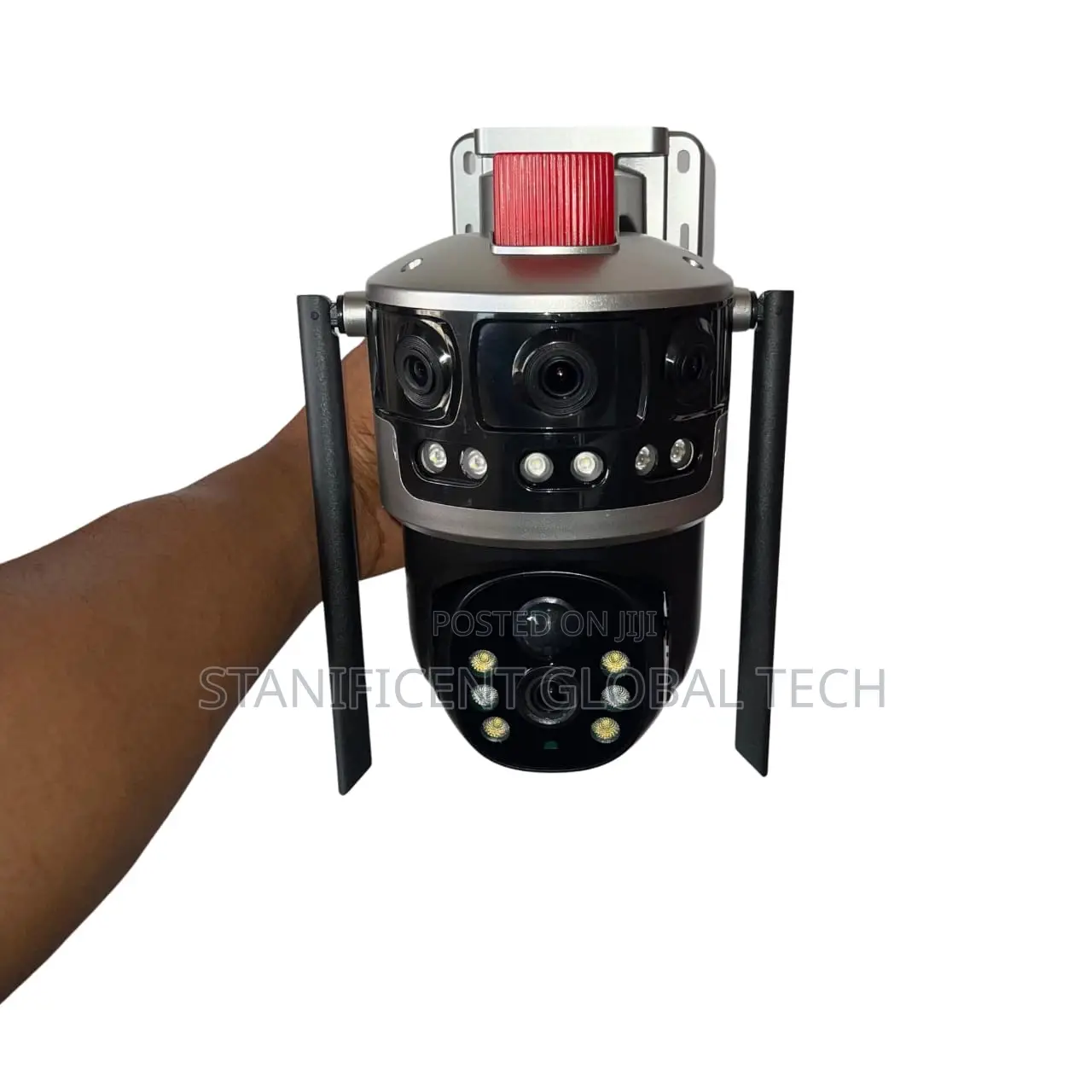 Optimax Ultra Hd Wifi Dual Lens Ai Solar PTZ Camera (V380)
