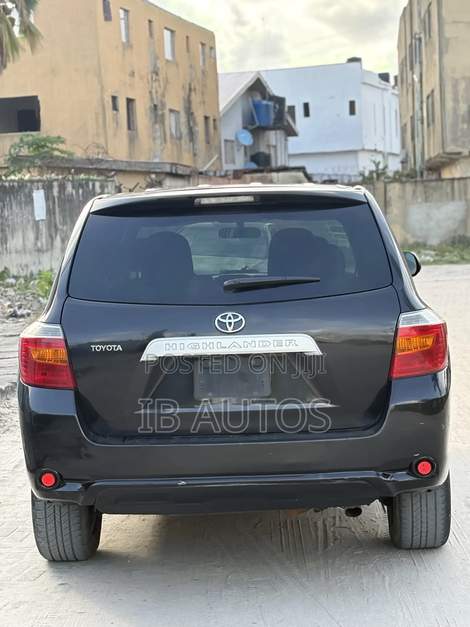 Toyota Highlander 4x4 2008 Black