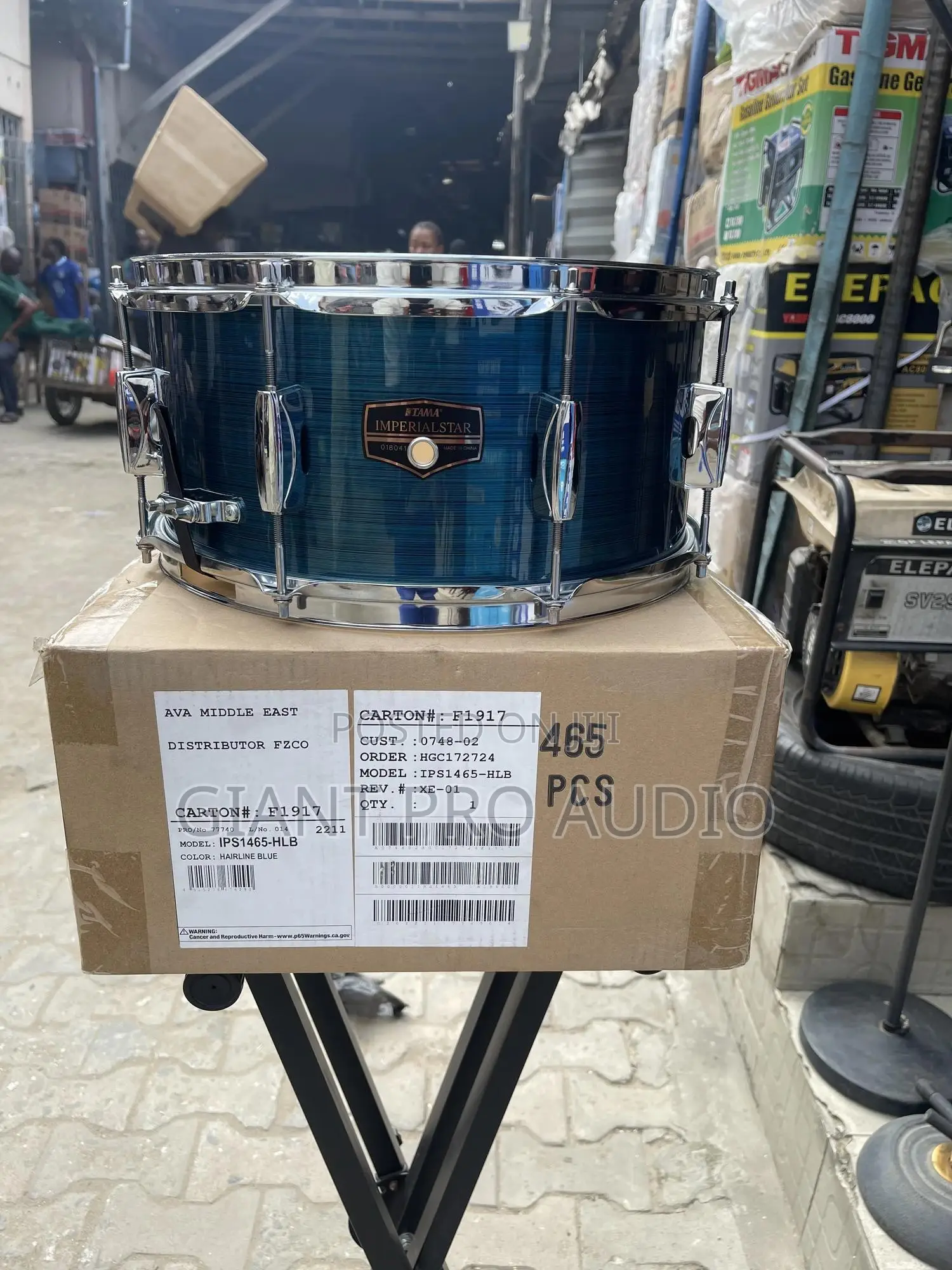 Original Imperial Star Tama Snare Drum