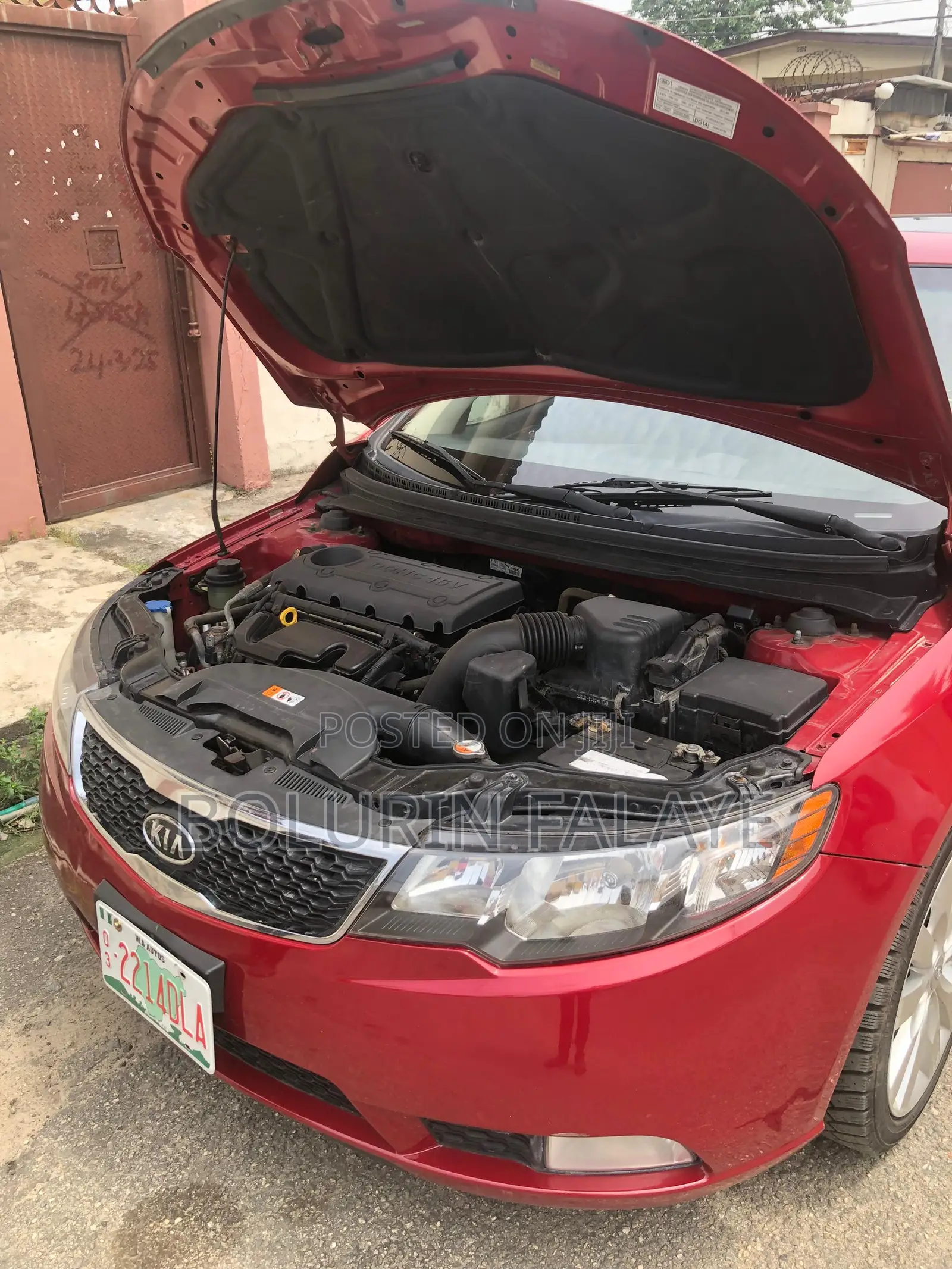 Kia Forte EX Sedan 2013 Red