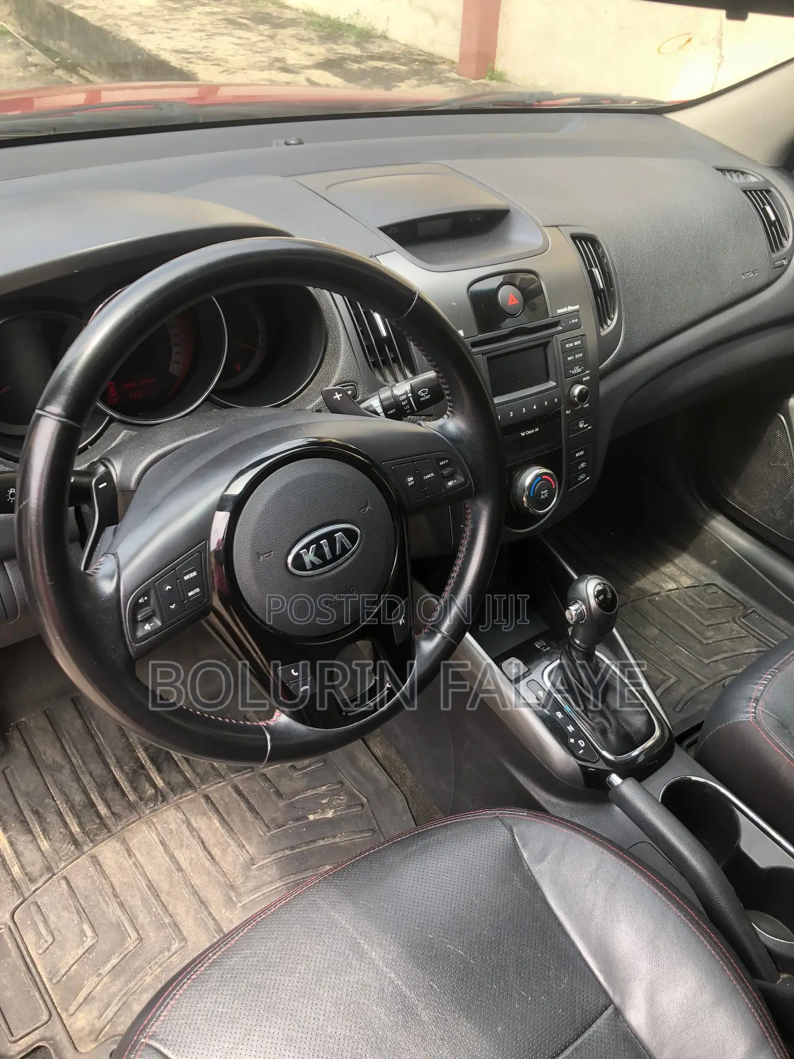 Kia Forte EX Sedan 2013 Red