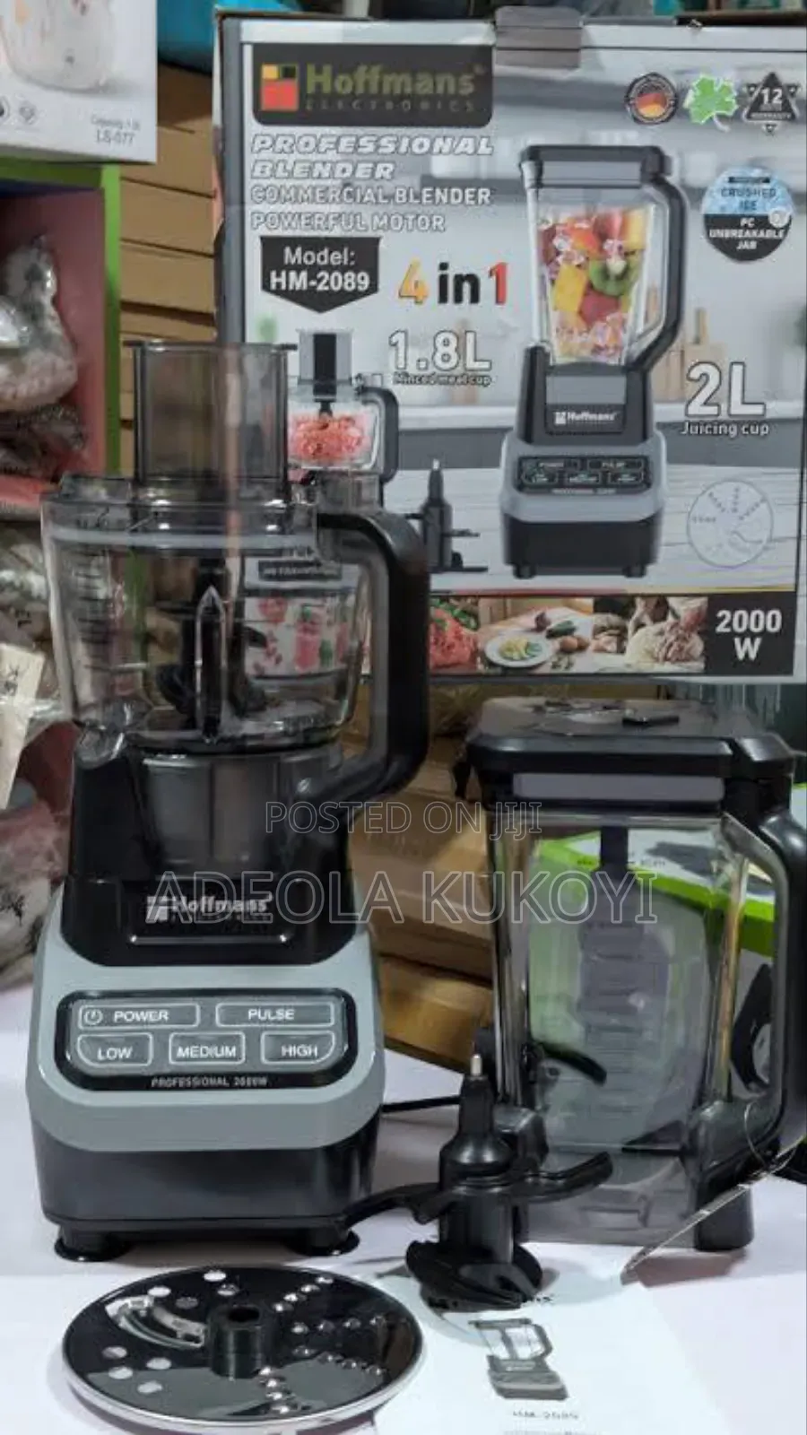 Hoffmans 4 in 1 Commercial Blender