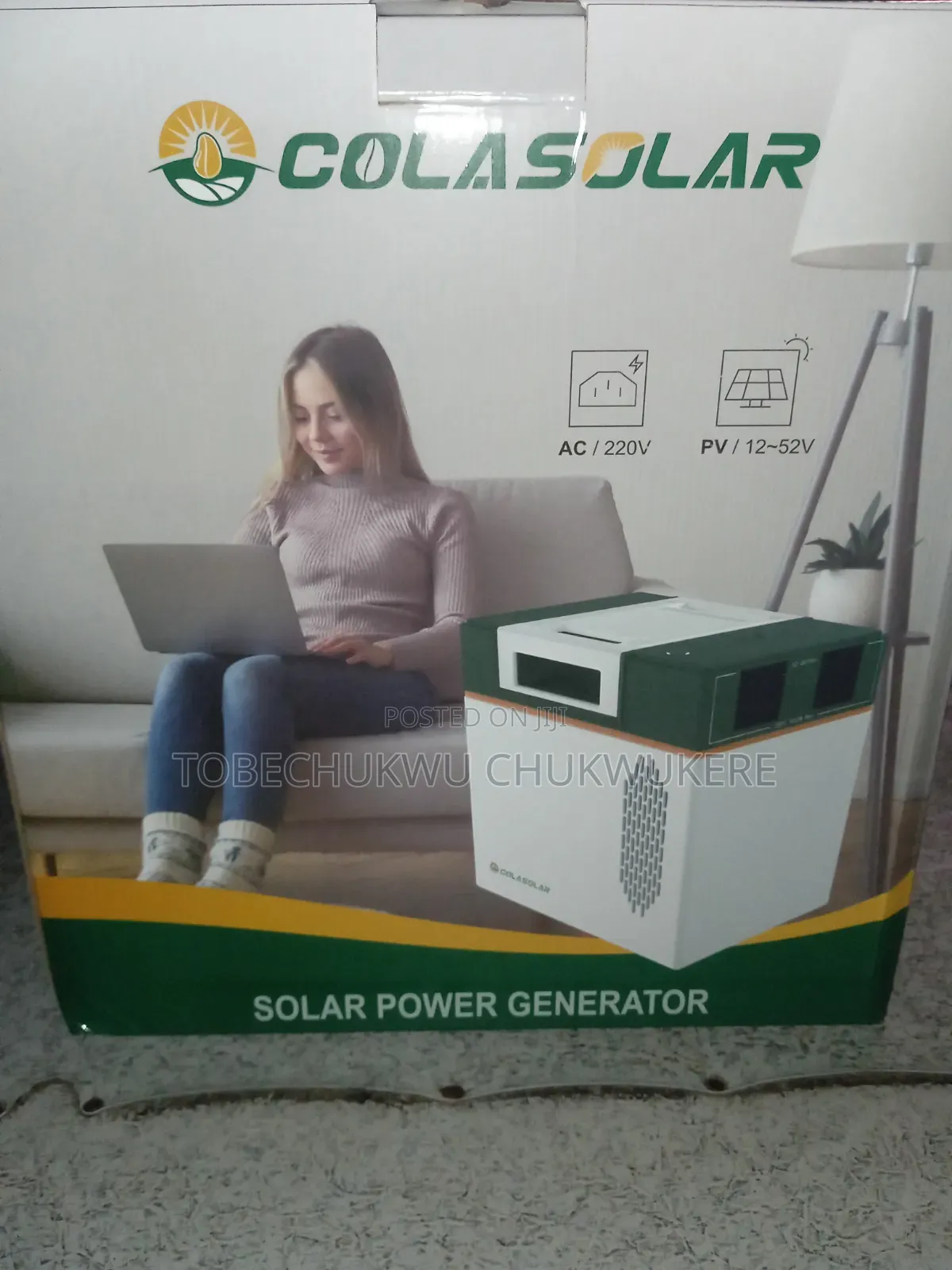 Cola Solar 2000watts– Steady Power, Zero Fuel Stress!