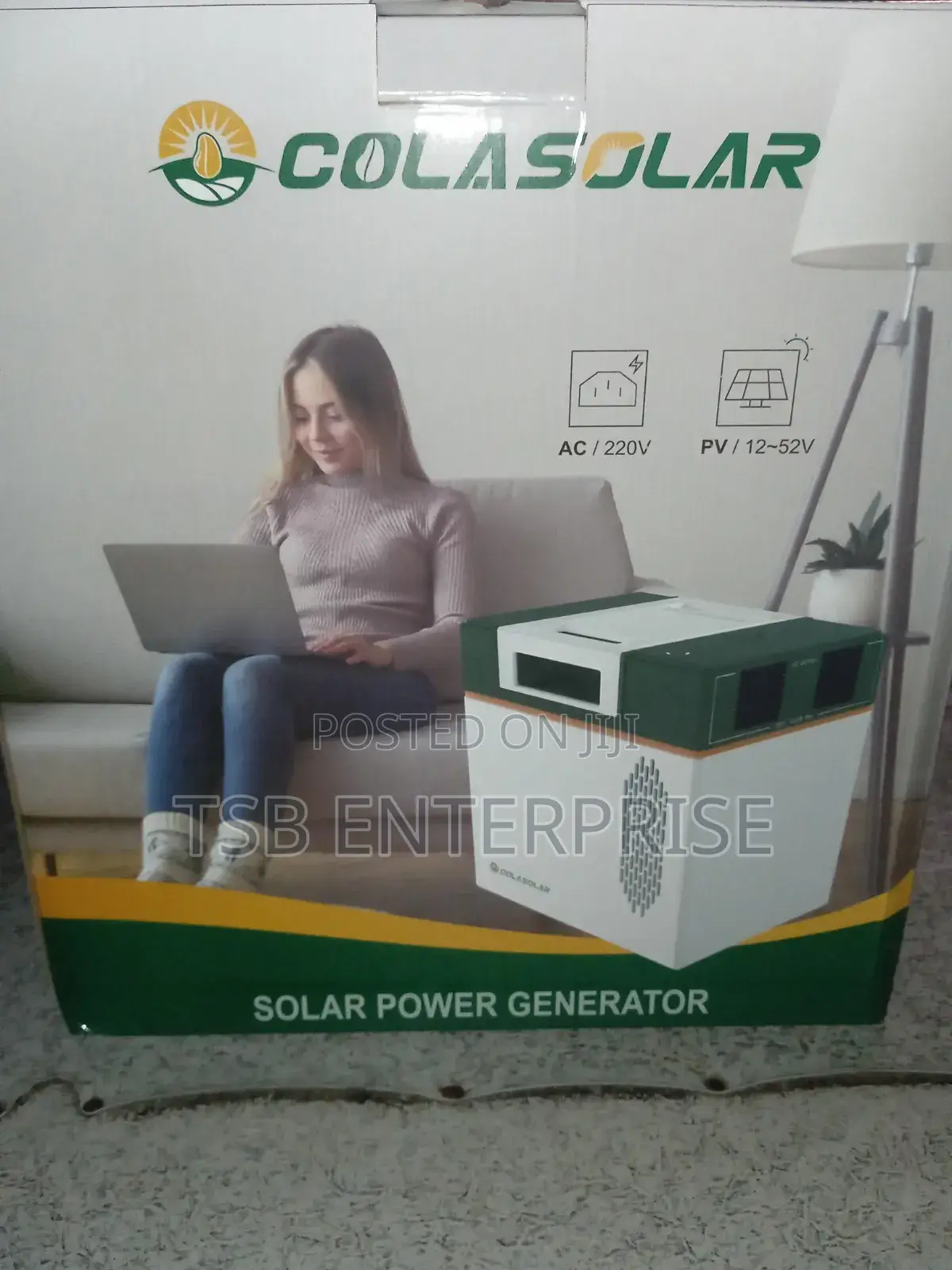 Cola Solar 2000watts– Steady Power, Zero Fuel Stress!