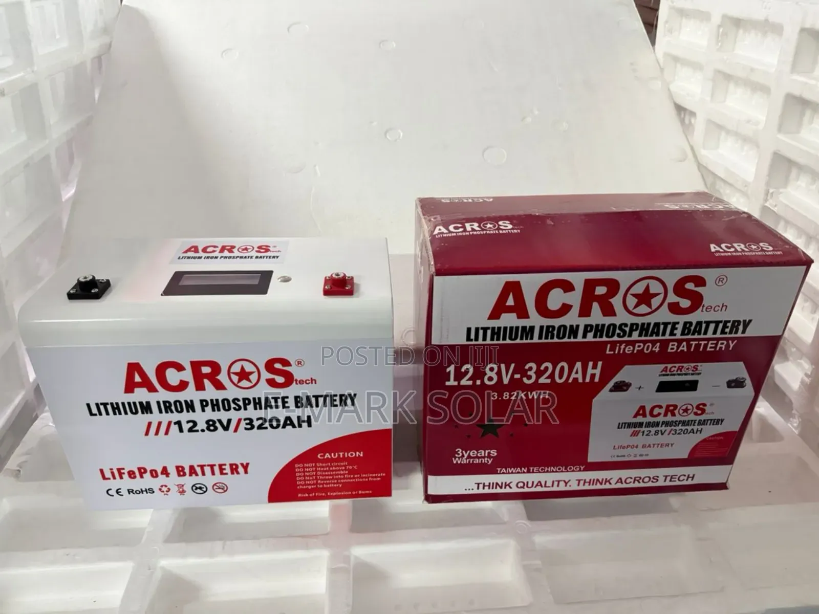 12.8v 320ah Acros Solar Lithium Ion Batteries Available Now