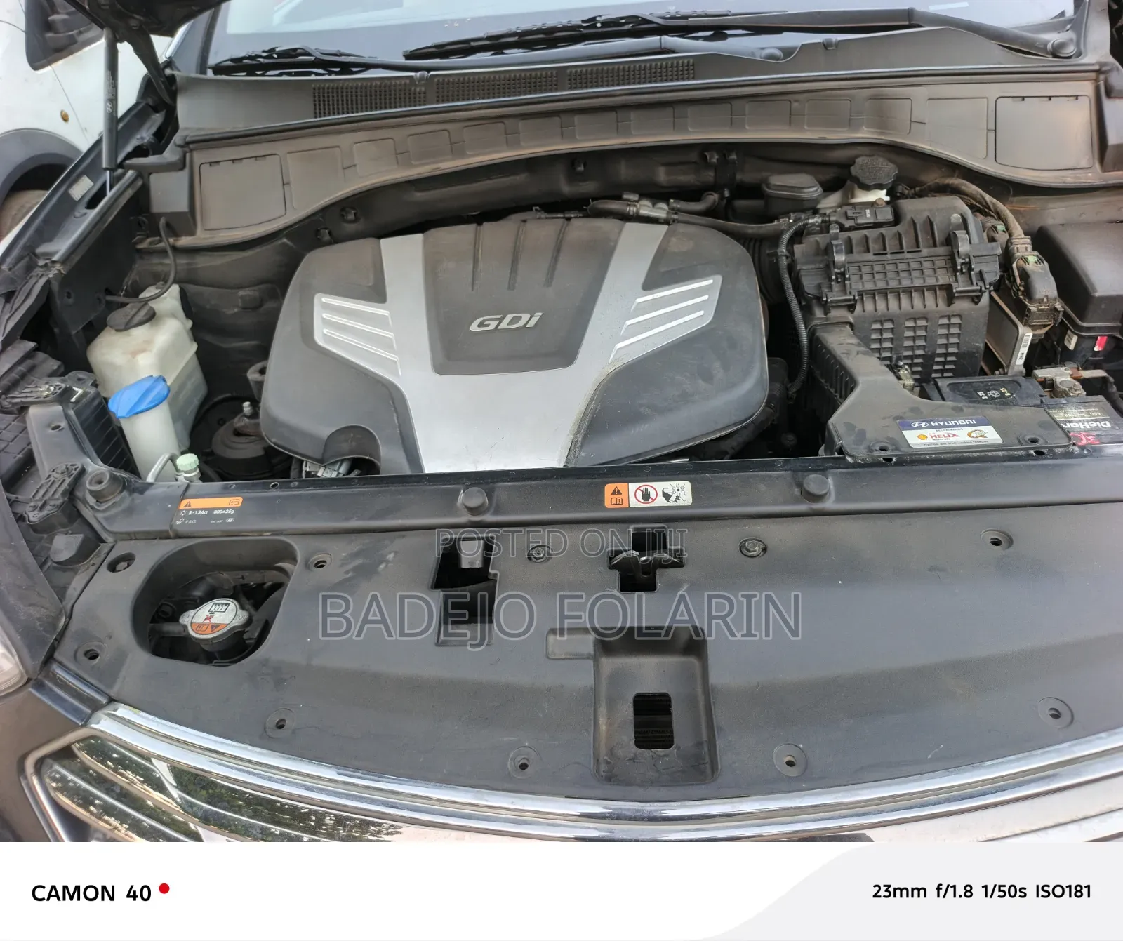 Hyundai Santa Fe SE AWD 2016 Gray