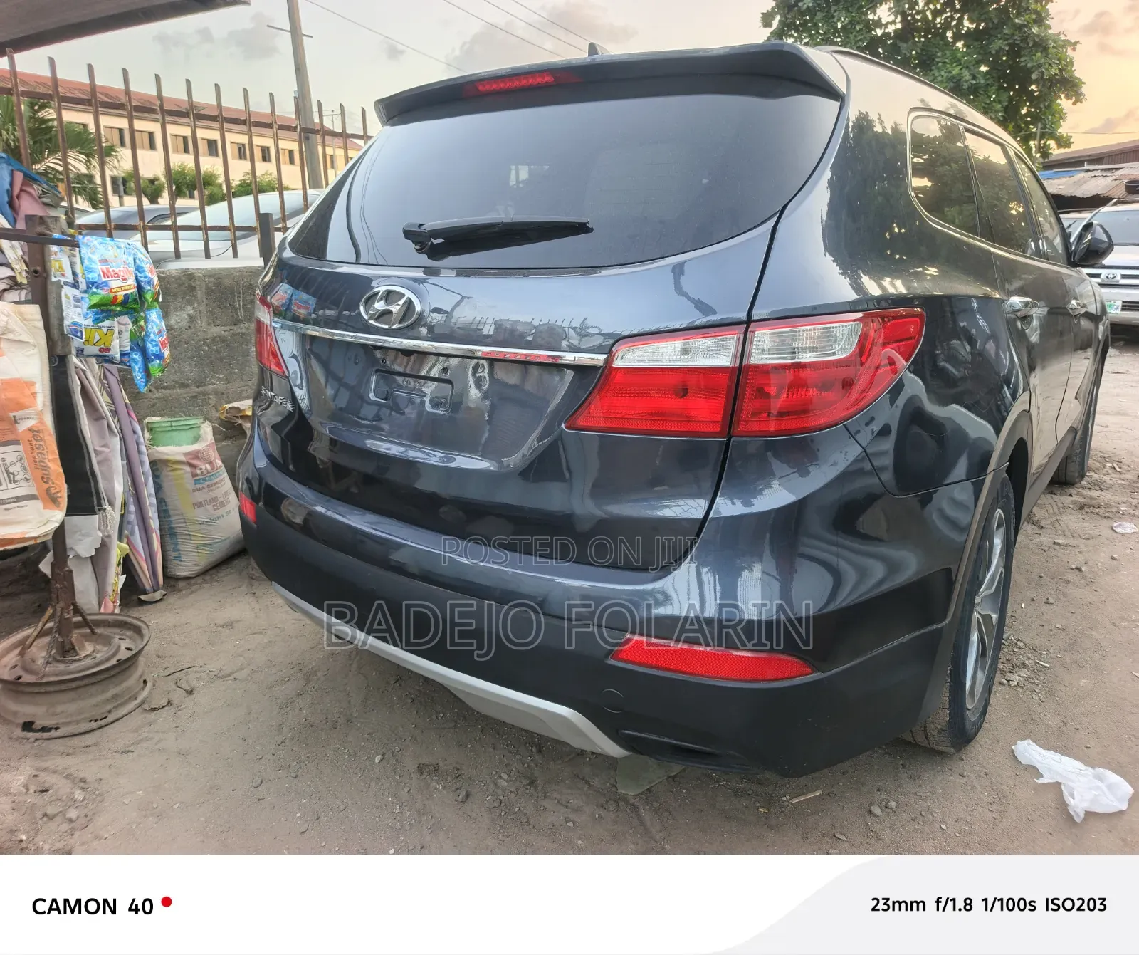 Hyundai Santa Fe SE AWD 2016 Gray