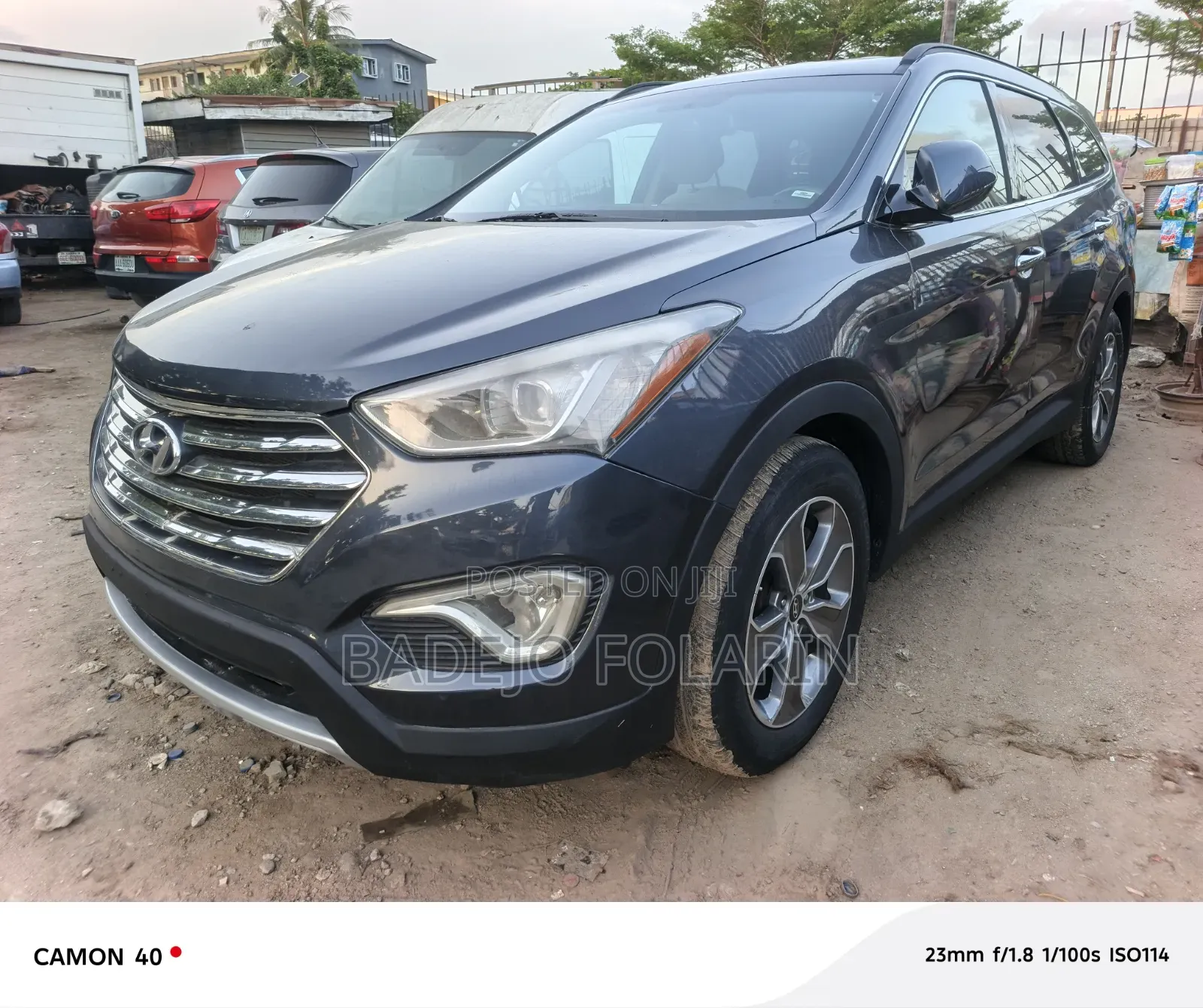 Hyundai Santa Fe SE AWD 2016 Gray