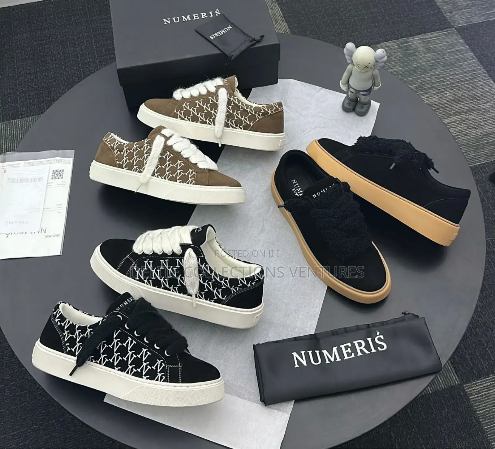 *2026 Numeriś Signet Onyx Sneakers*