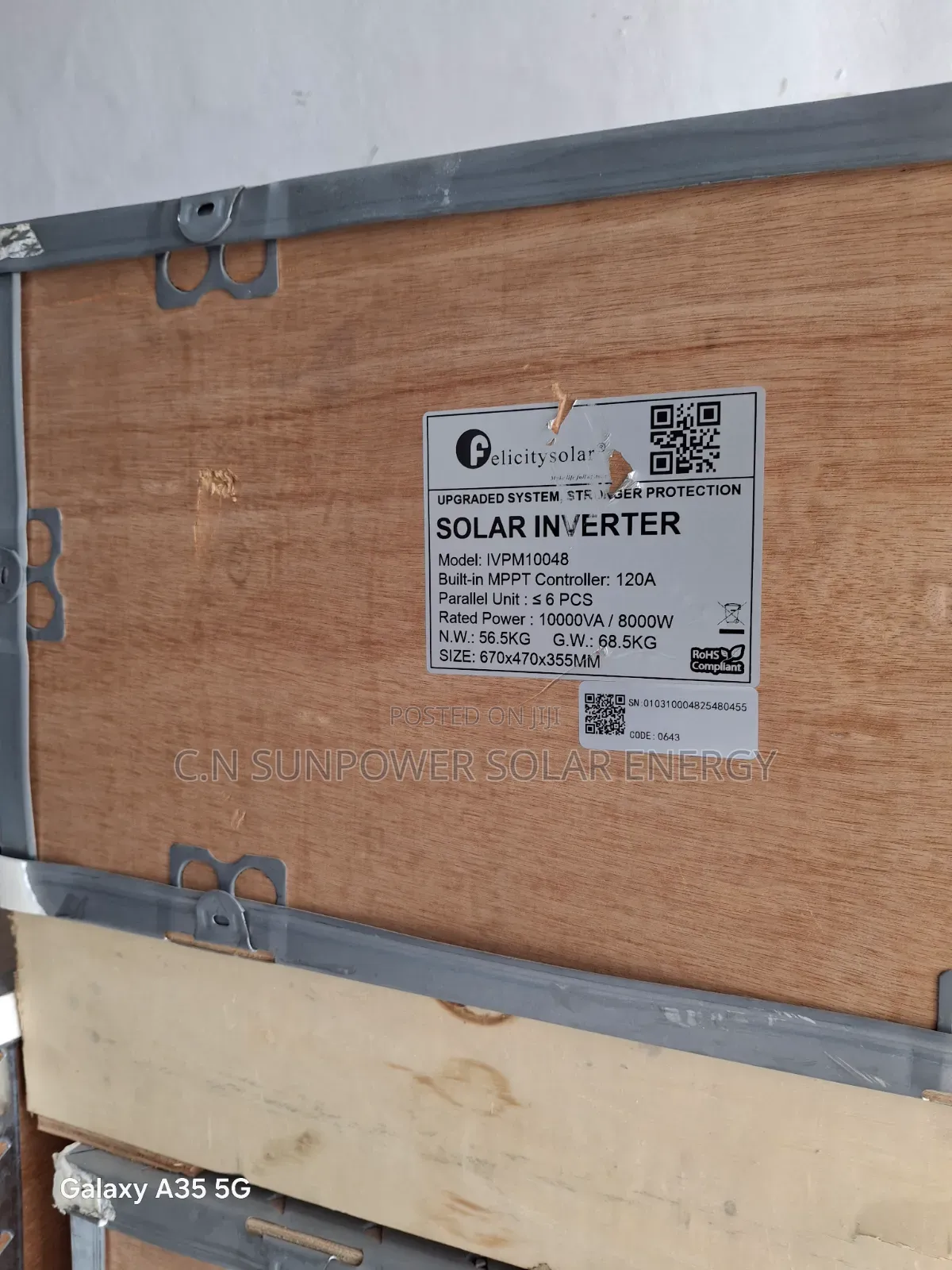 48v/ 10kva Hybrid Felicity Inverters