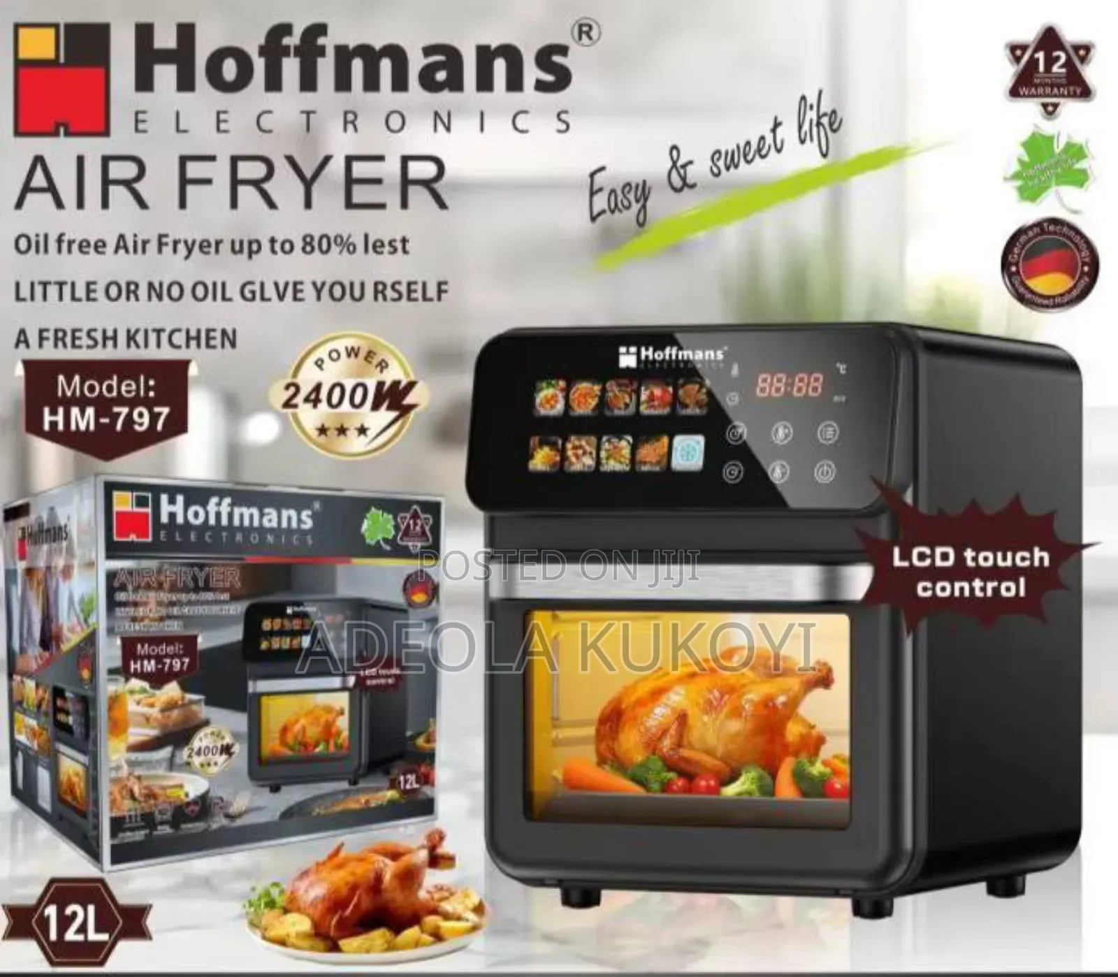 12l Hoffman Air Fryer