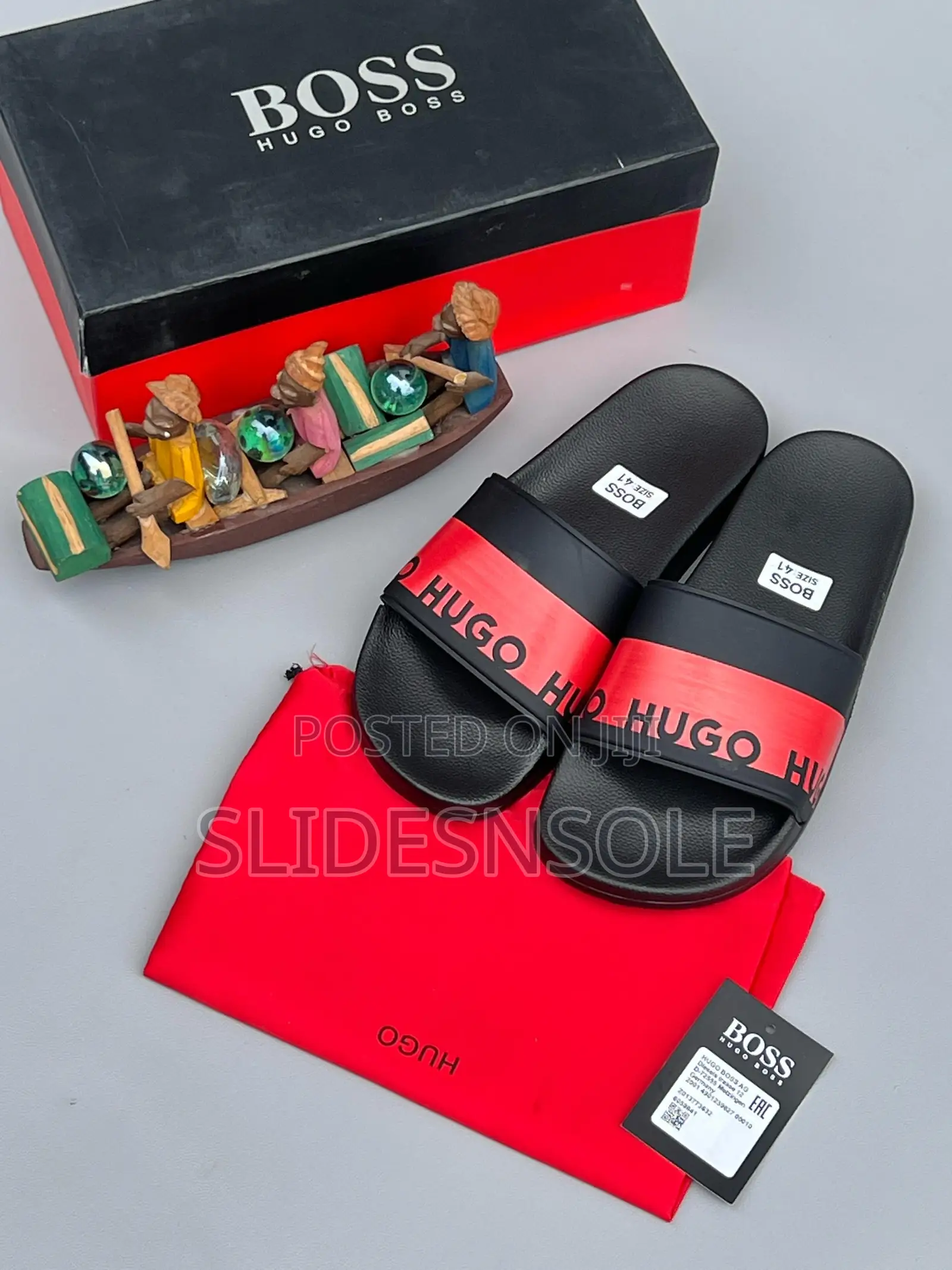 Hugo Raised Logo Slides