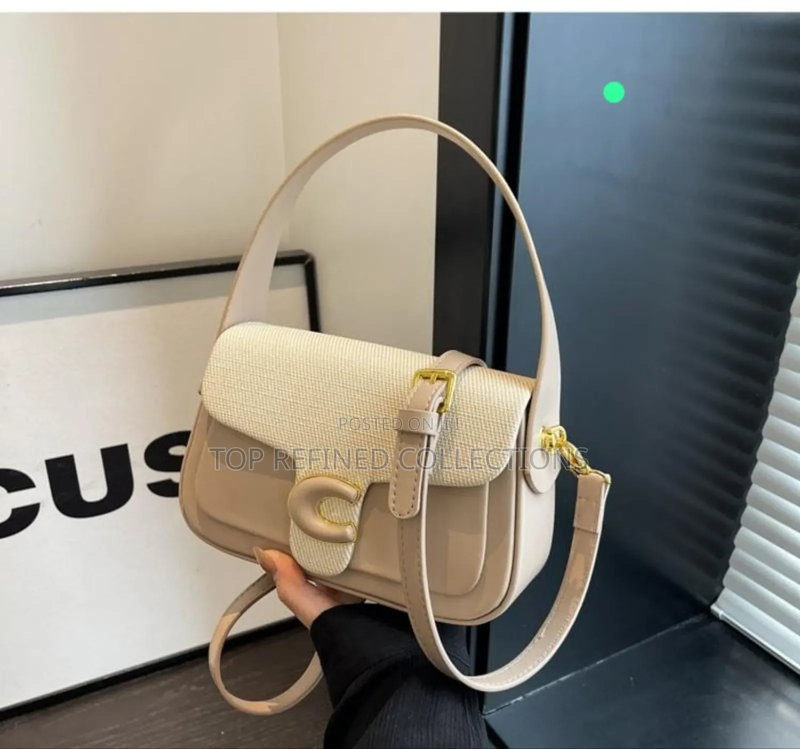 Luxury Coach Shoulder Bag | Classy Everyday Handbag