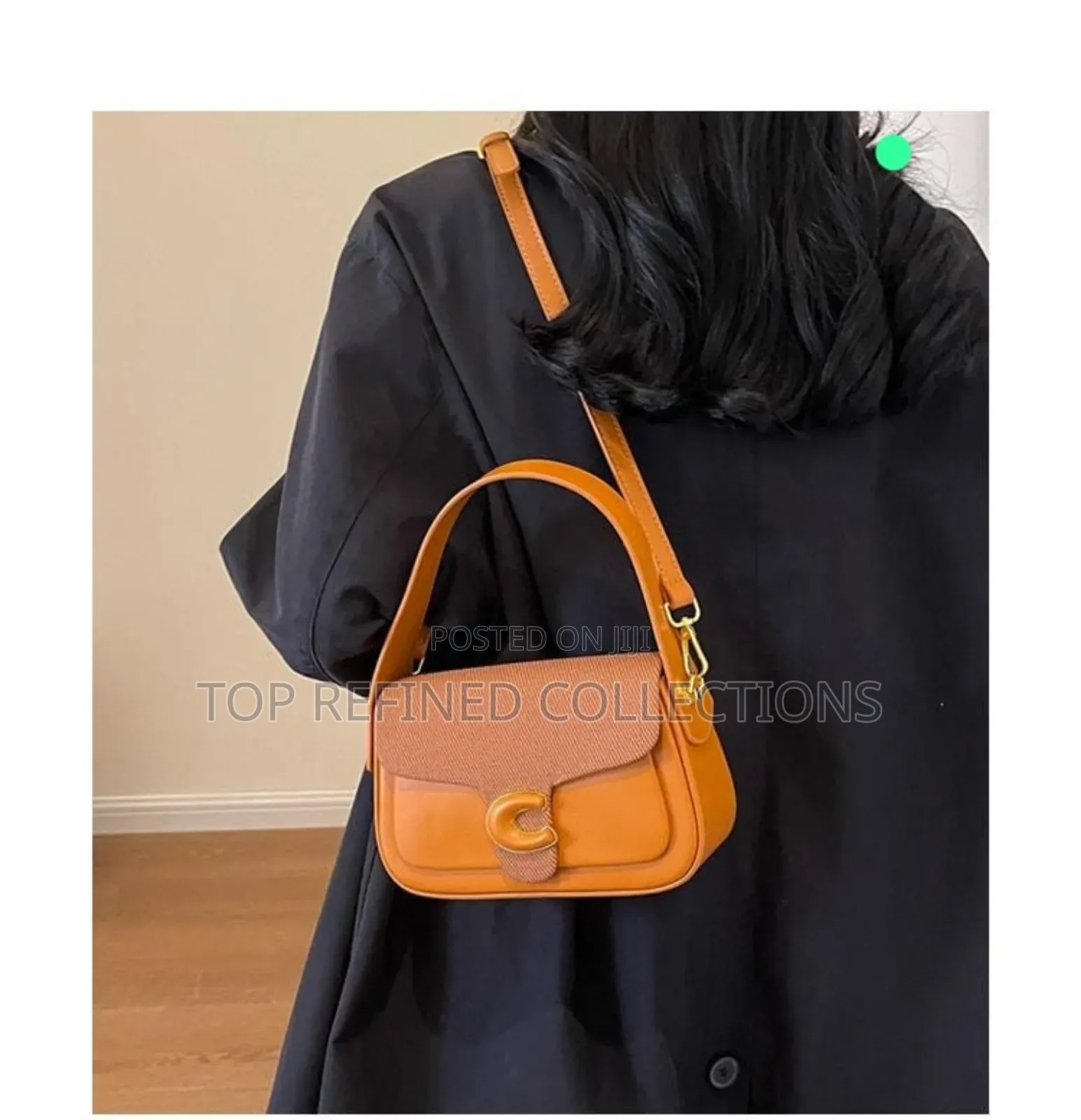 Luxury Coach Shoulder Bag | Classy Everyday Handbag