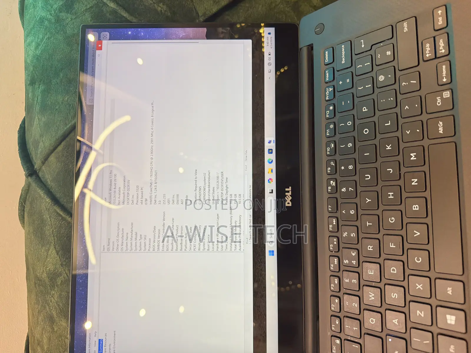 Laptop Dell Precision 15 5520 4GB Intel Core i7 SSD 256GB