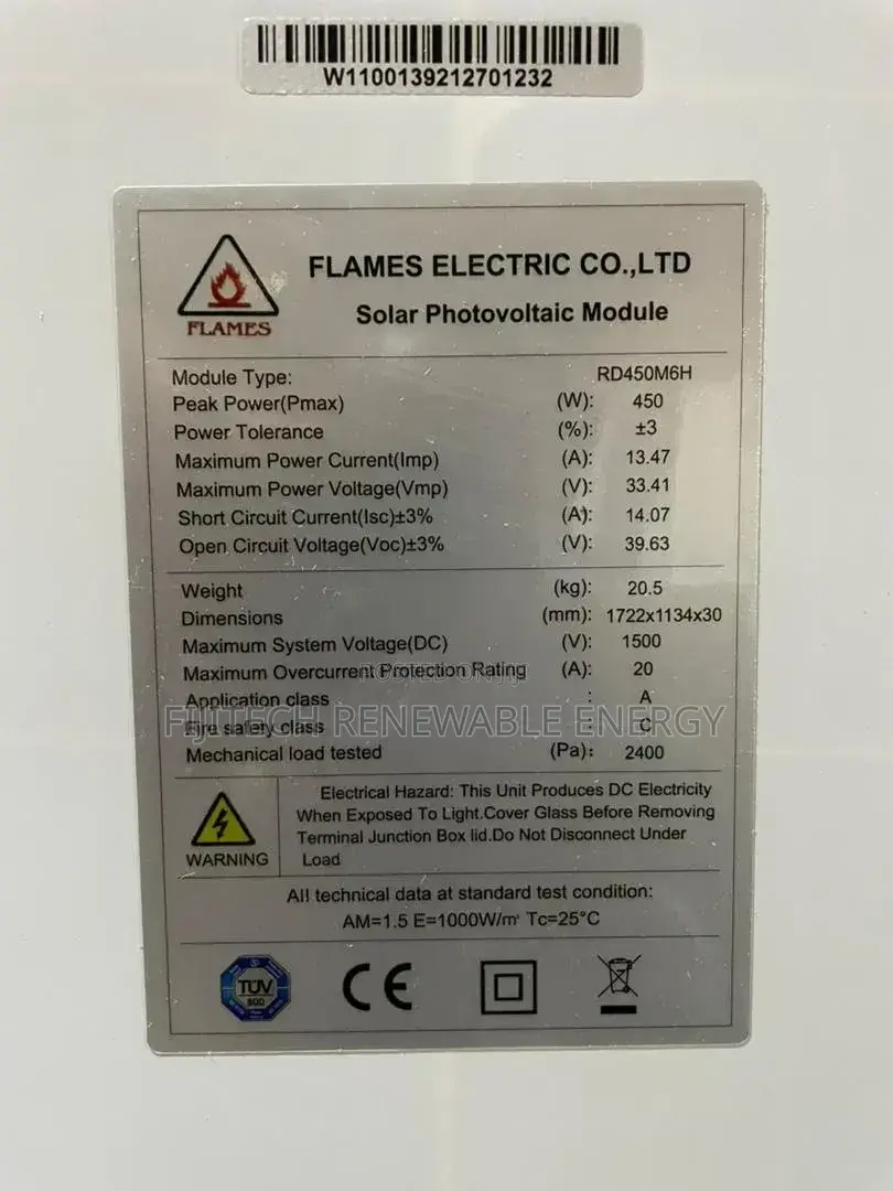 450w Solar Panel