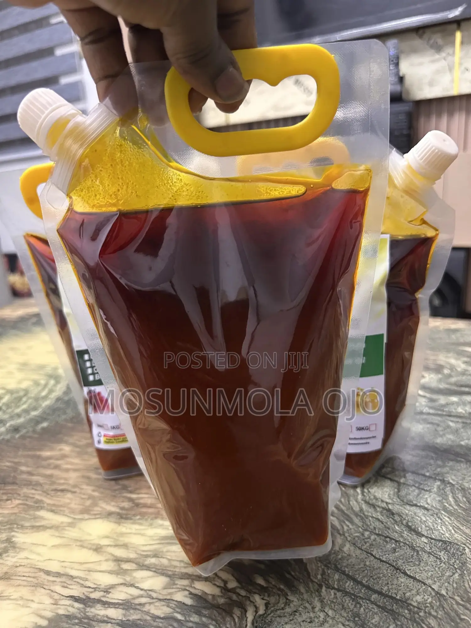 1.2litres Unadulterated Organic Fresh Palm Oil / Red Oil