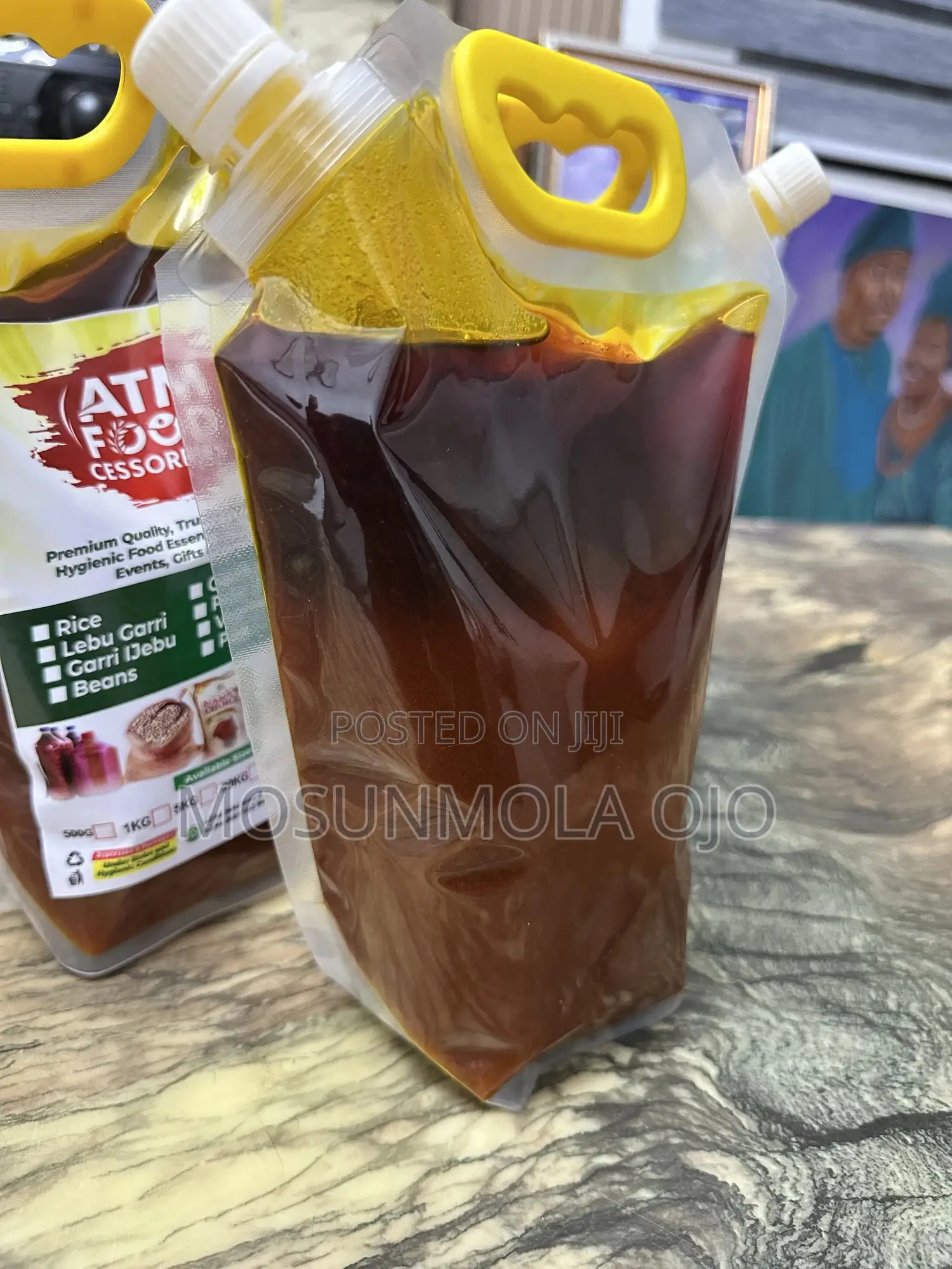 1.2litres Unadulterated Organic Fresh Palm Oil / Red Oil