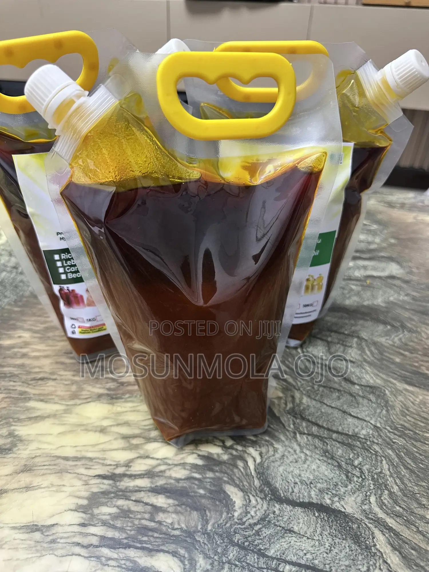 1.2litres Unadulterated Organic Fresh Palm Oil / Red Oil