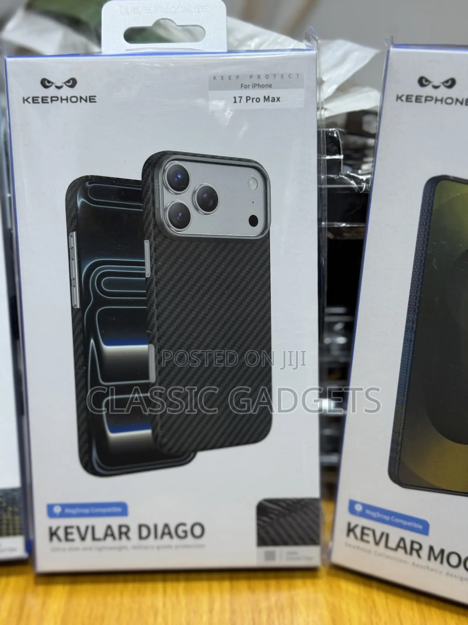 Keephone Kevlar Magsafe Aramid Fiber Case for iPhone 17 Promax