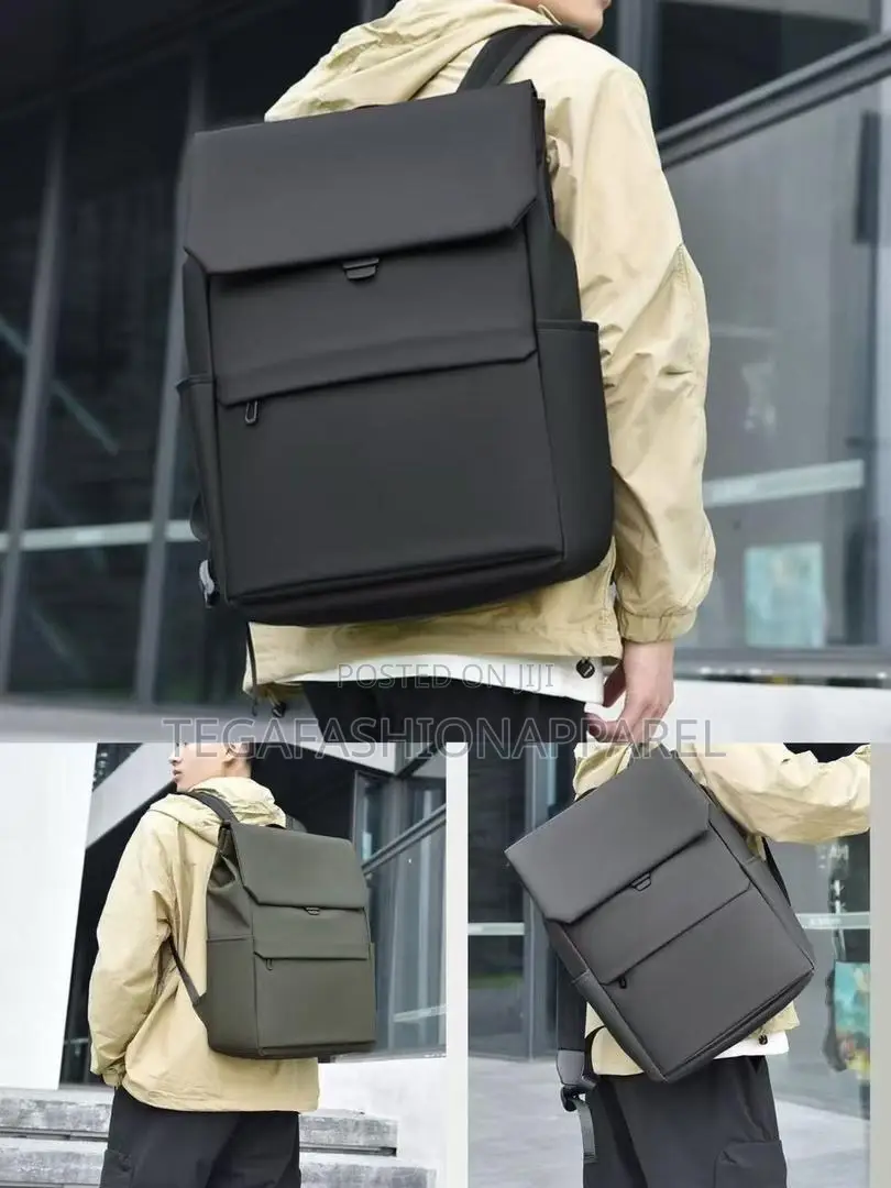 Quality Plain Leather Back Pack