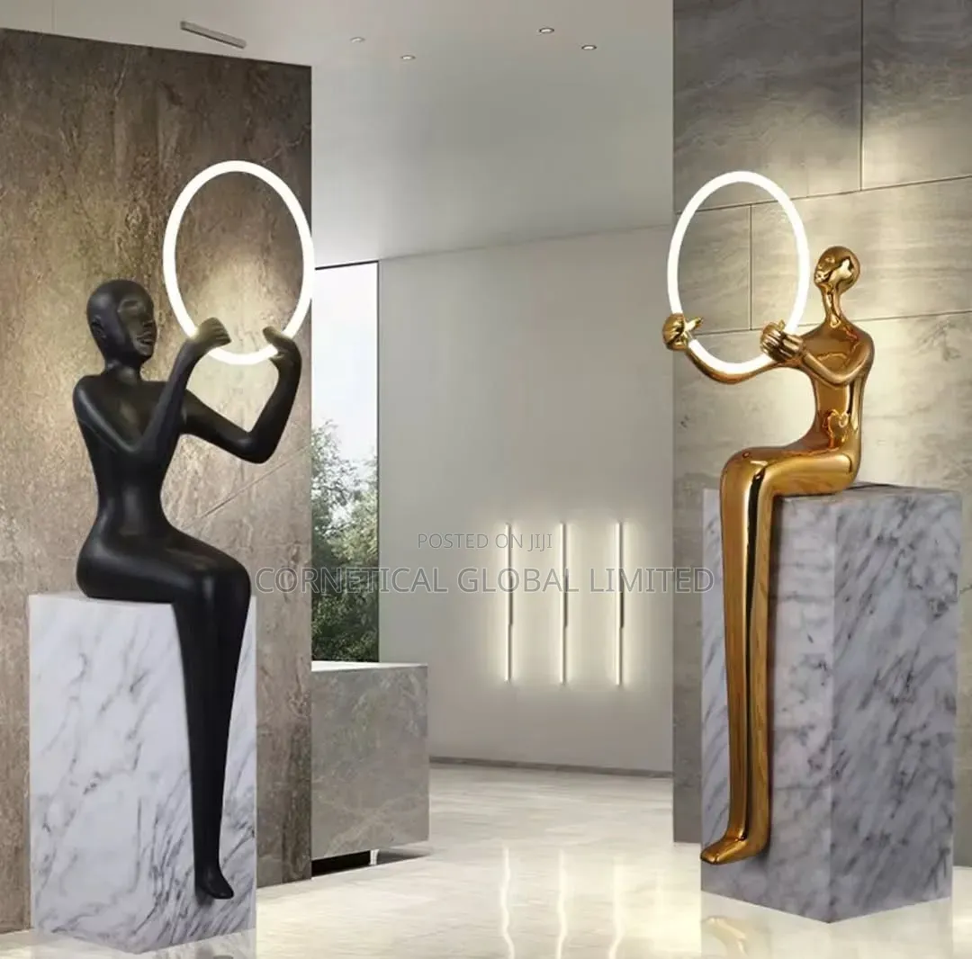 Modern Artistic Human Led Floor Lamp (Arc Design)
