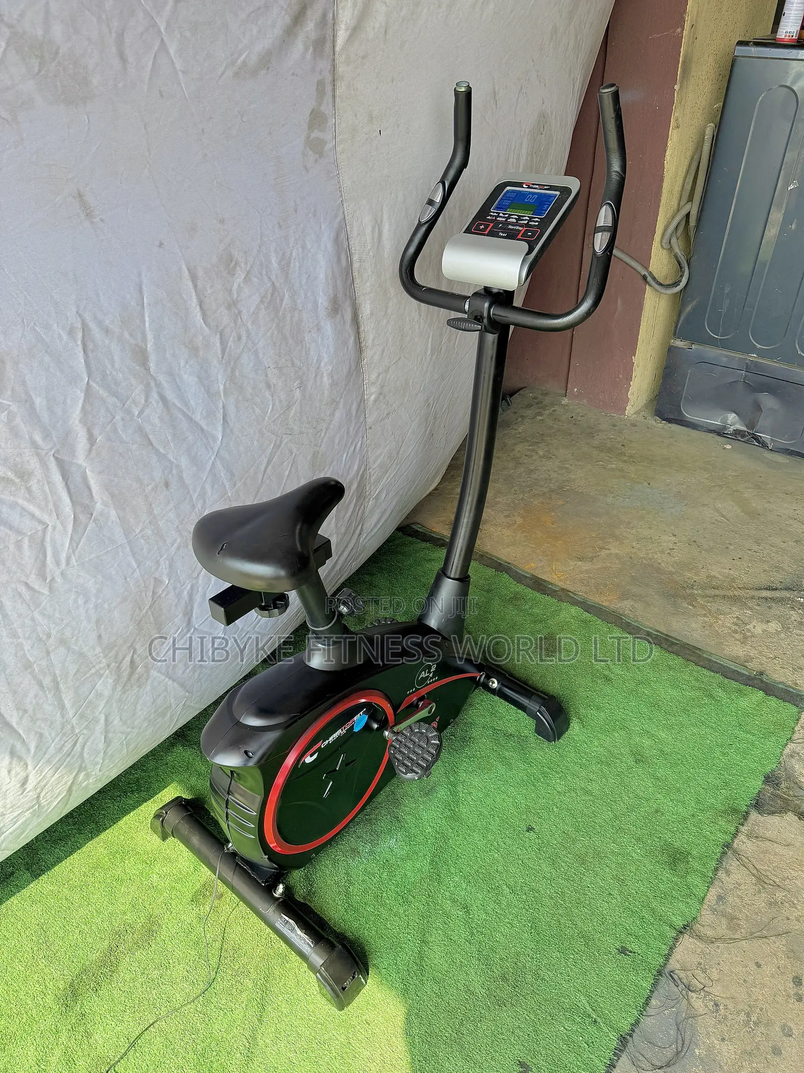 Christopeit Stationary Bike With Pulse Sensor and Tension Control