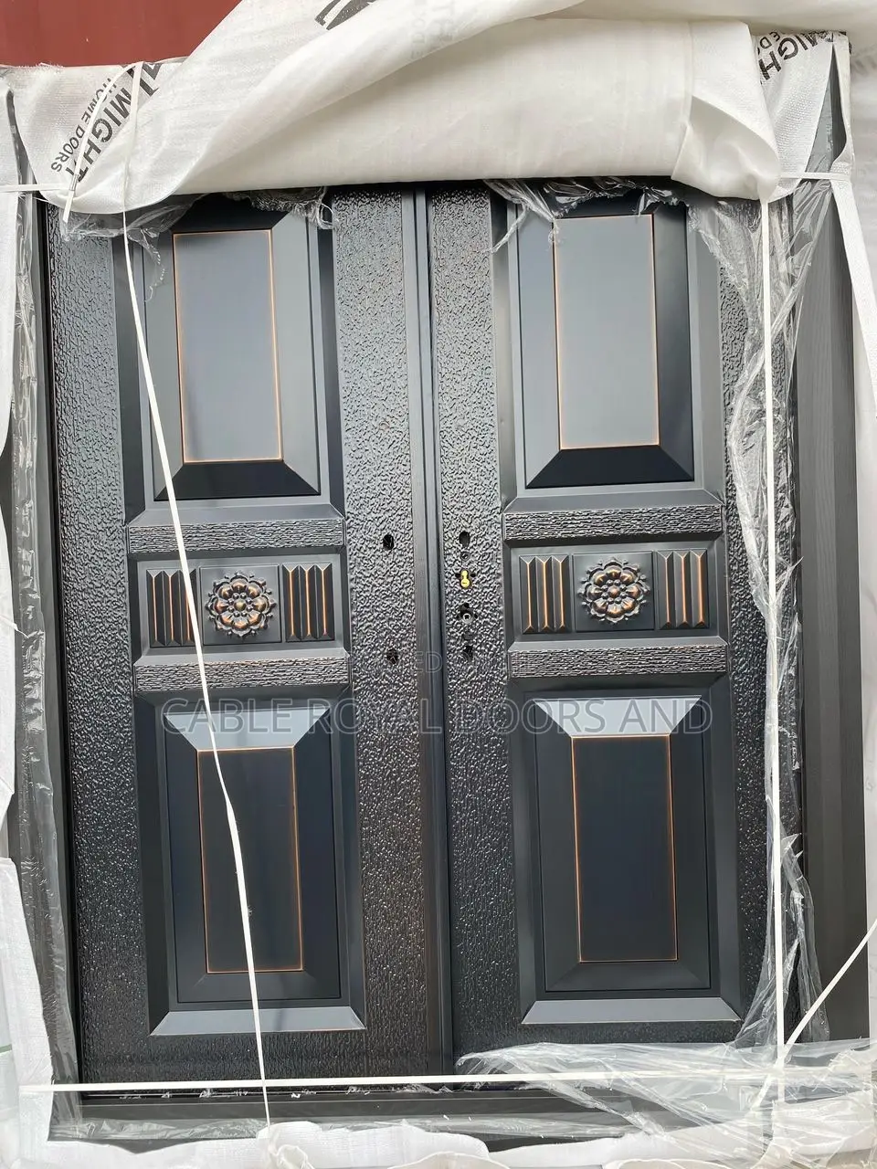 German Copper Cast Security Door