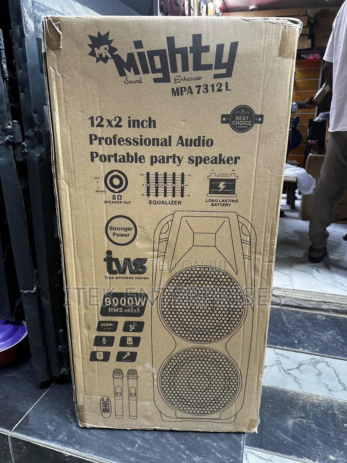 Mighty Pro Audio Double 12 Inches Pa System