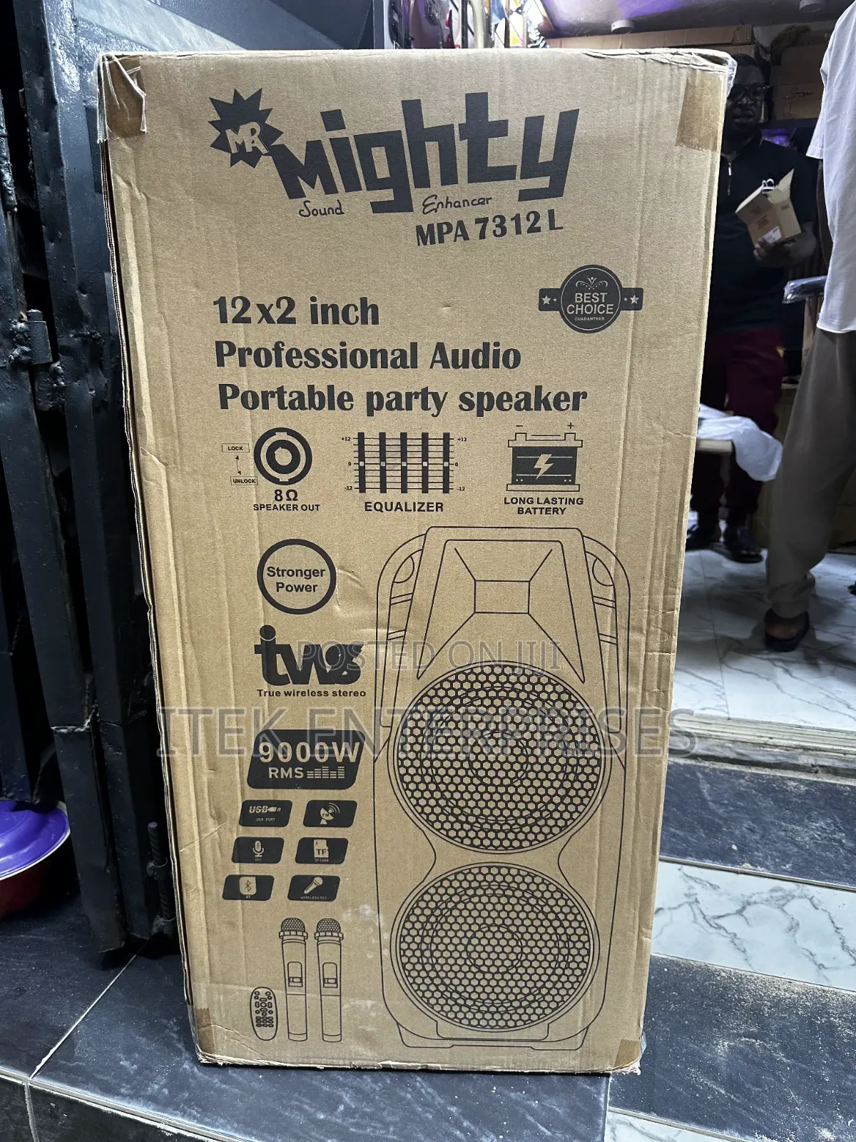 Mighty Pro Audio Double 12 Inches Pa System
