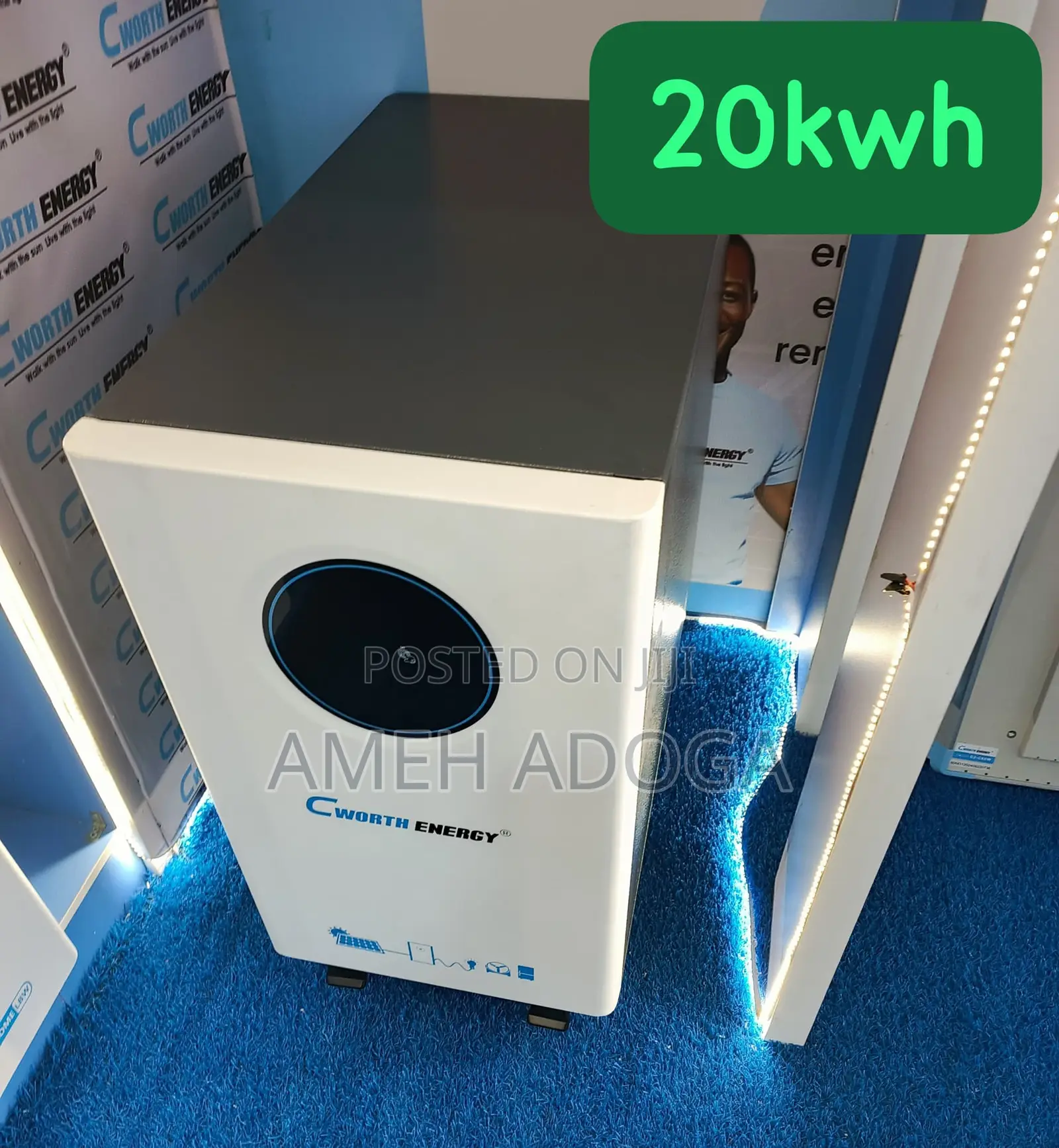 Cworth 20kwh Lithium Iron Phosphate Battery | Free Delivery