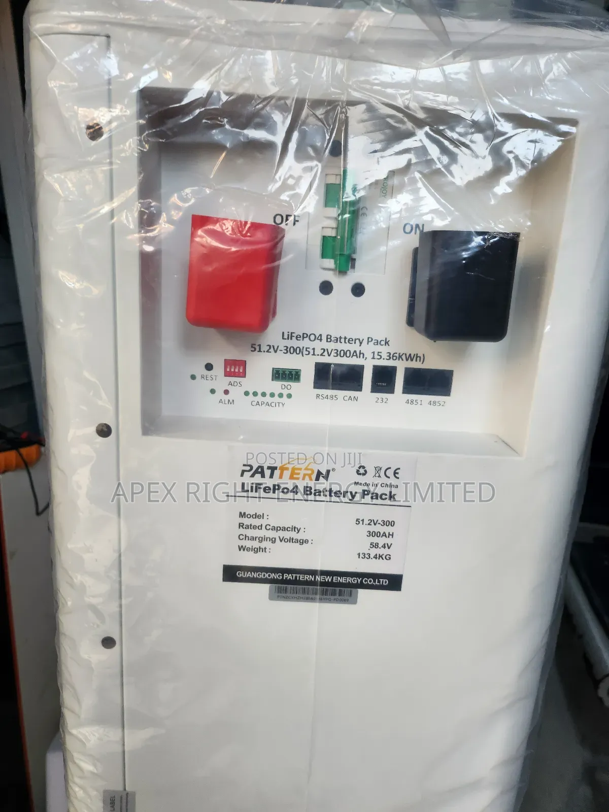 15kwh Pattern Lithium Battery 51.2v 5yrs Warranty