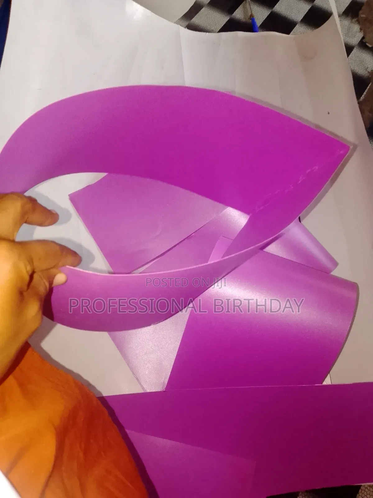 Pink Car Bow Card Lagos Autos