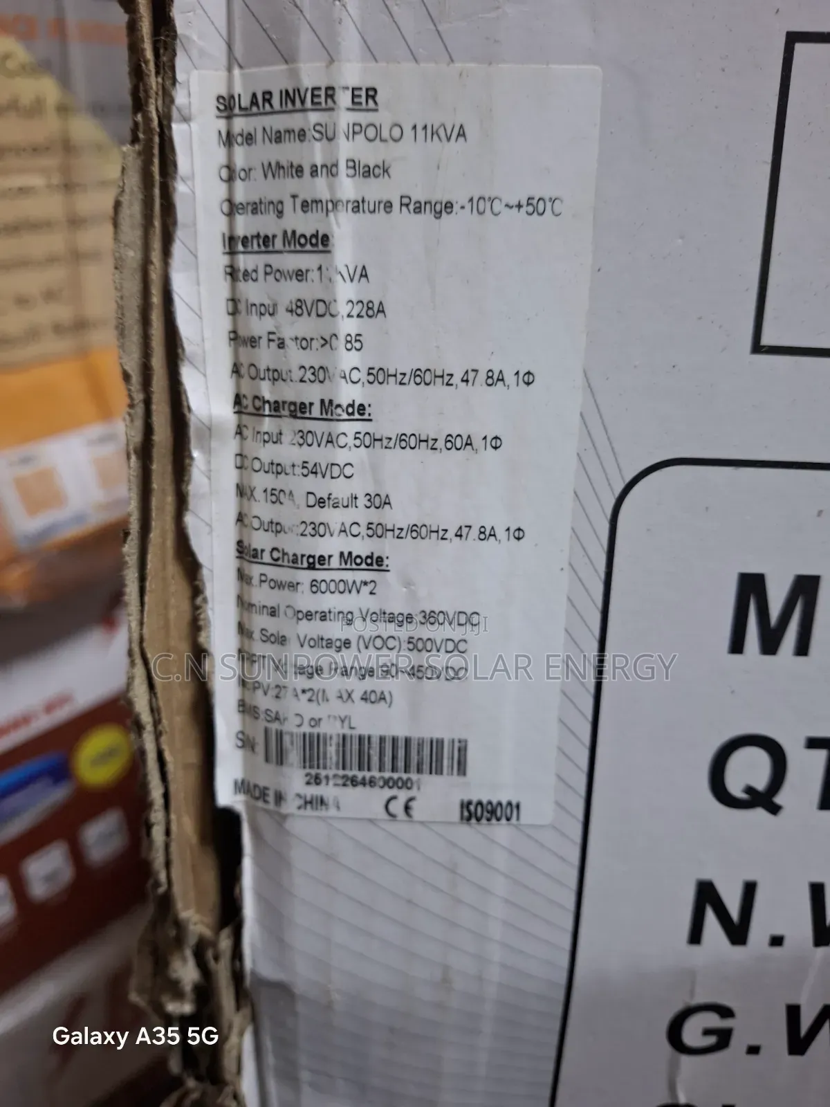 11kva/ 48v Sako Hybrid Inverter