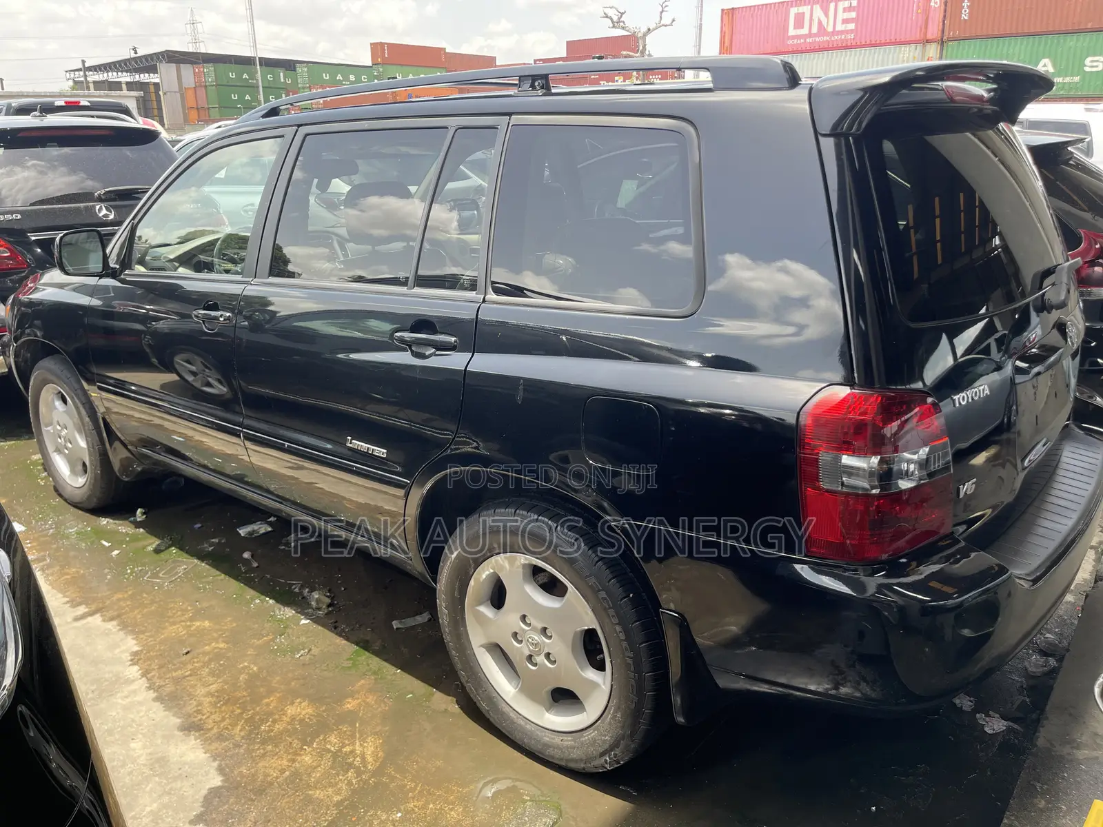 Toyota Highlander Limited V6 2005 Black