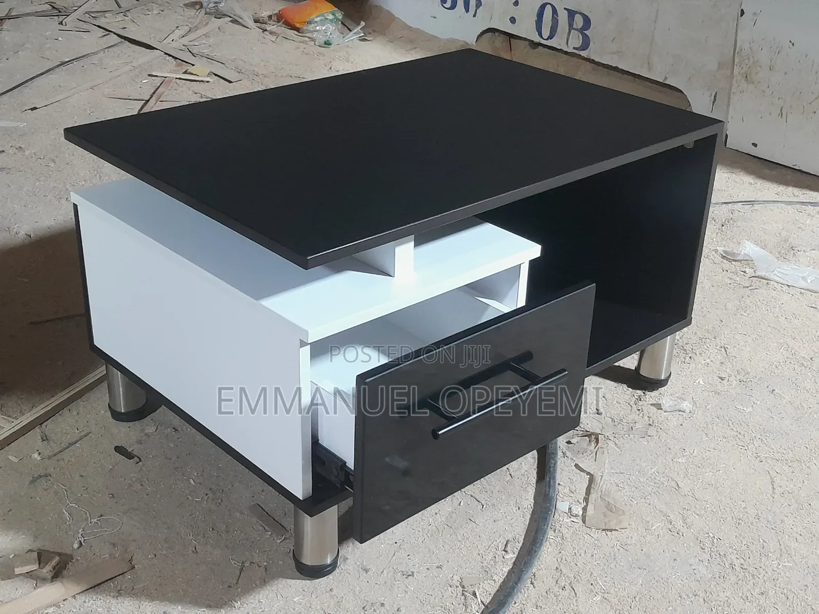 Modern Mini Center Table With Drawer