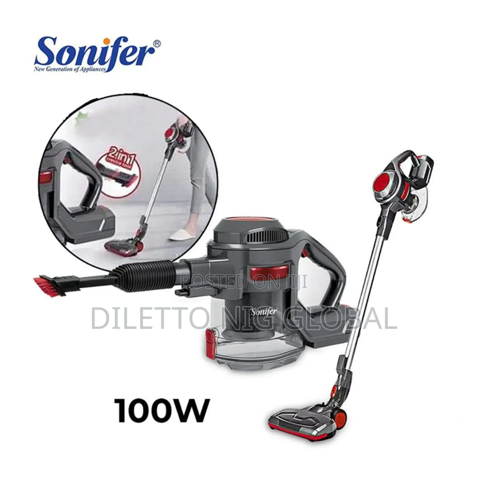 2 in 1 Cordless Vacuum Cleaner