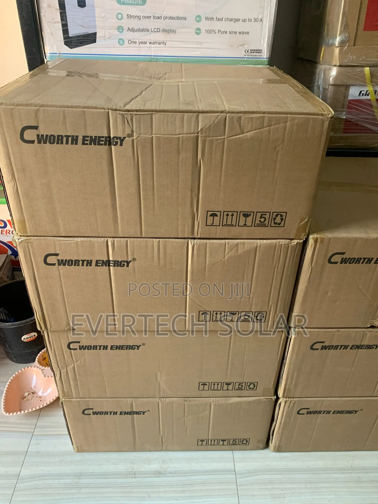 6kva Cworth Energy Hybrid 48v Smart Inverter System